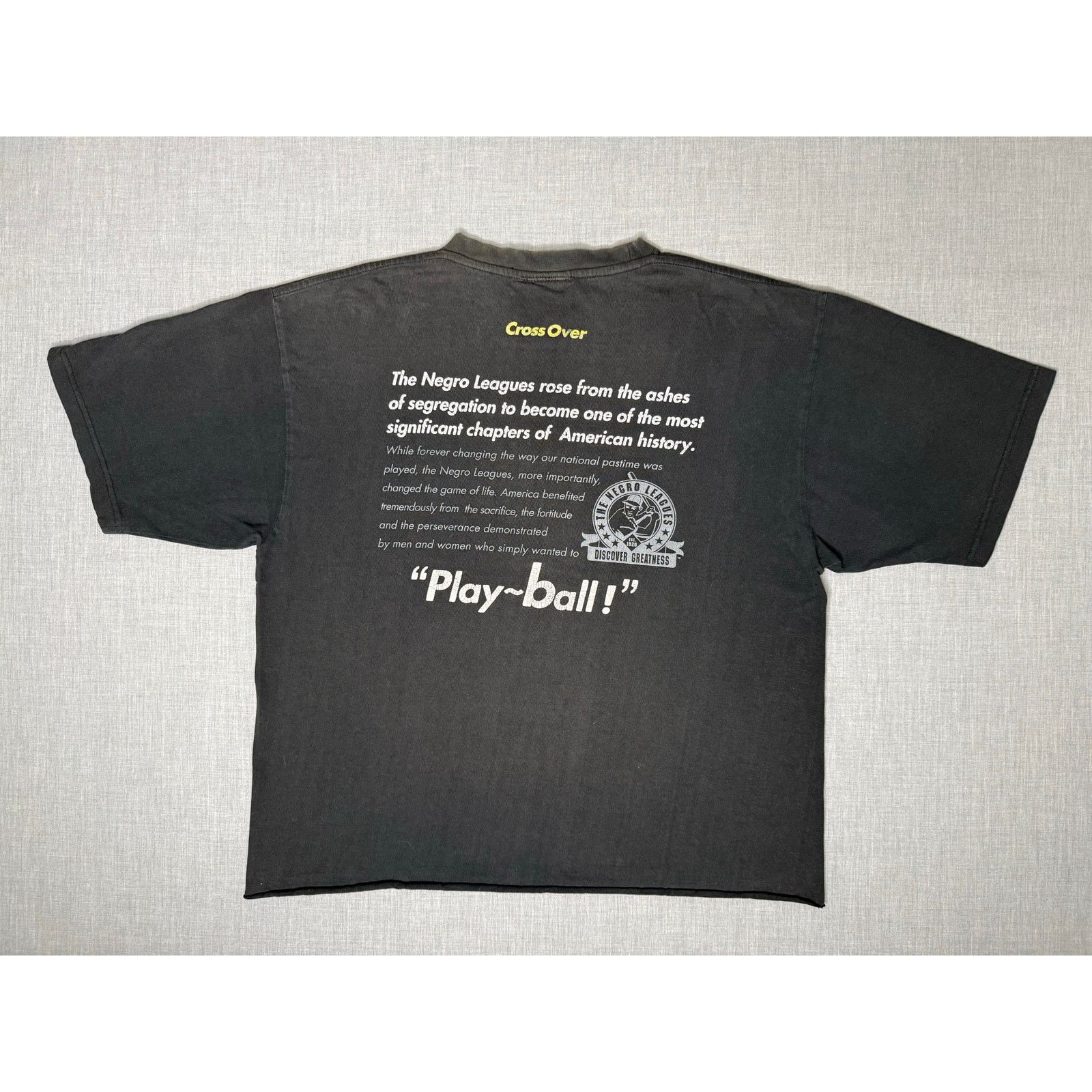 Vintage Vintage Black Yankees Negro League Baseball Cropped T-shirt Size US XL / EU 56 / 4 - 2 Thumbnail