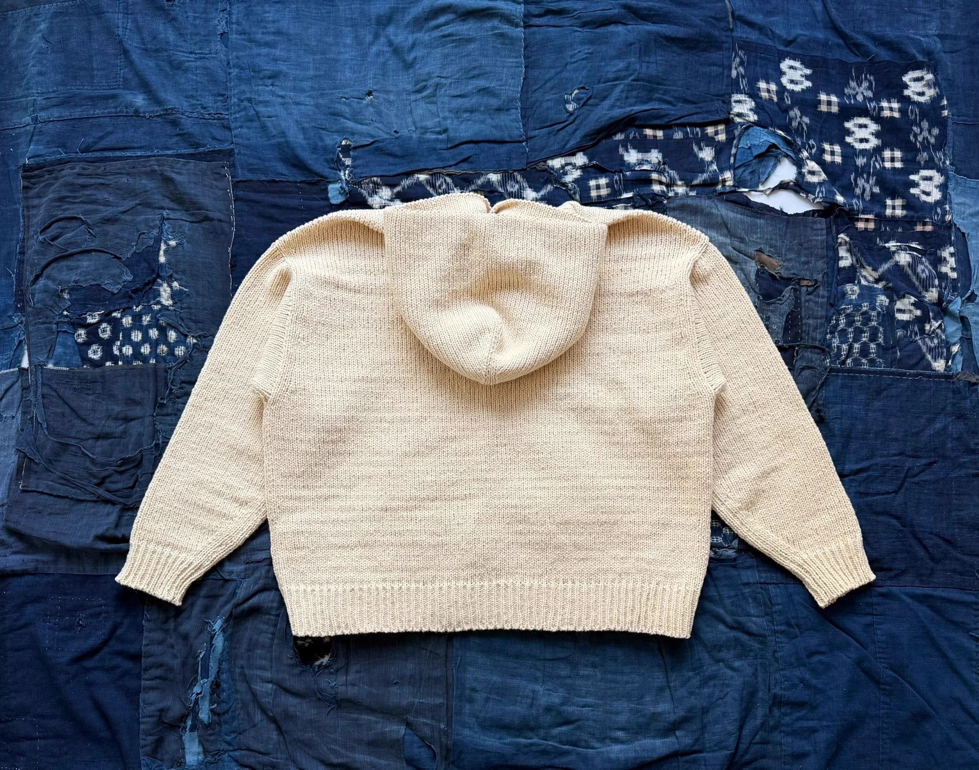 Visvim VISVIM 23AW AMPLUS SB KNIT White 4 Hooded Pullover Size US L / EU 52-54 / 3 - 2 Thumbnail