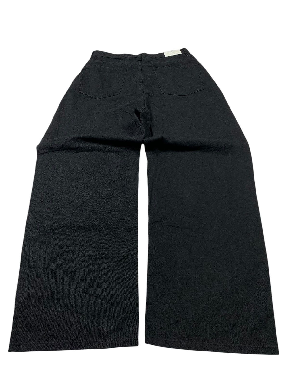 Japanese Brand OOTJ SUPER BLACK BAGGY JEANS PANTS Size US 32 / EU 48 - 2 Thumbnail