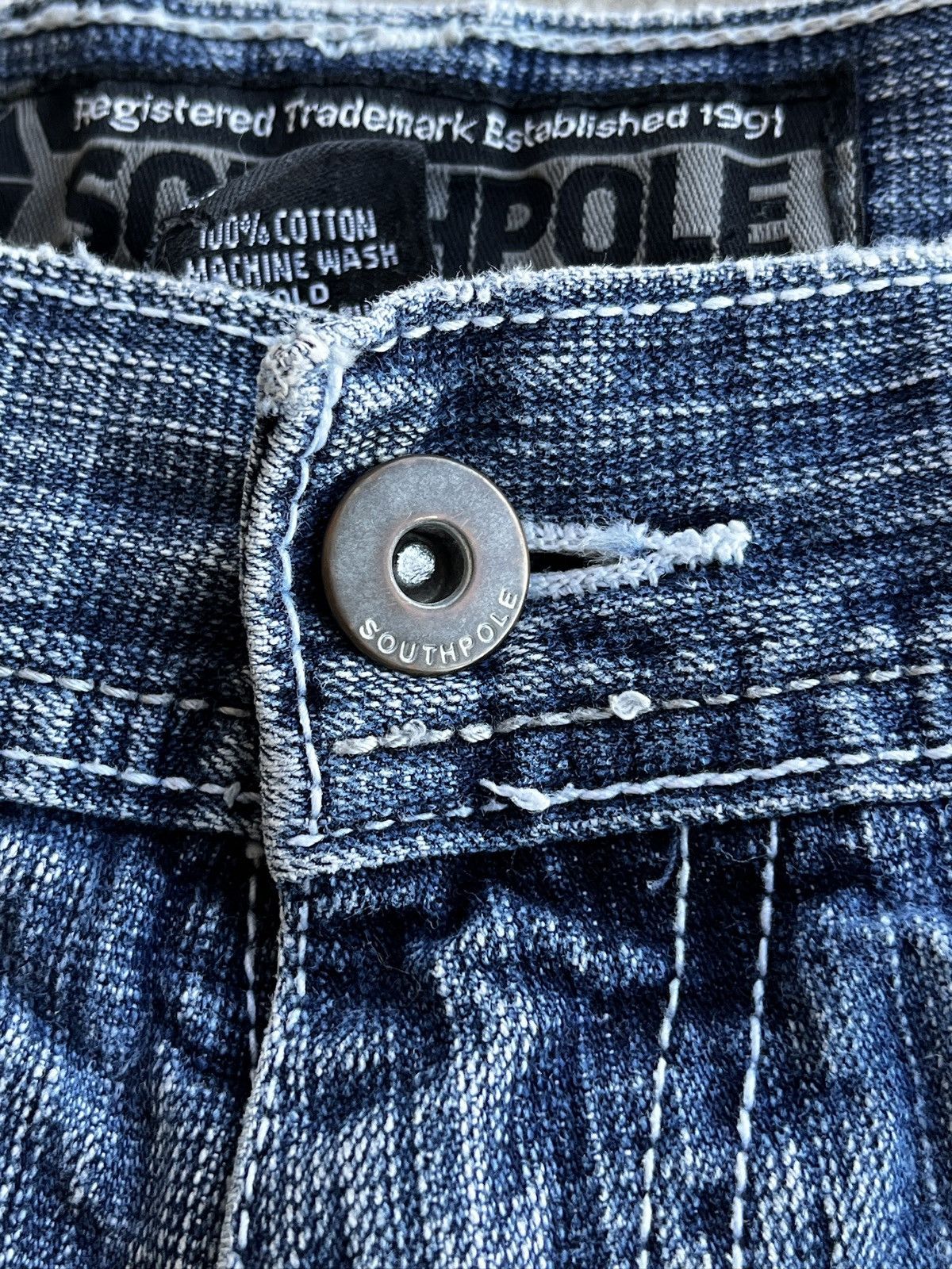 Southpole Vintage Baggy South Pole Jeans (unisex) Size US 36 / EU 52 - 14 Thumbnail