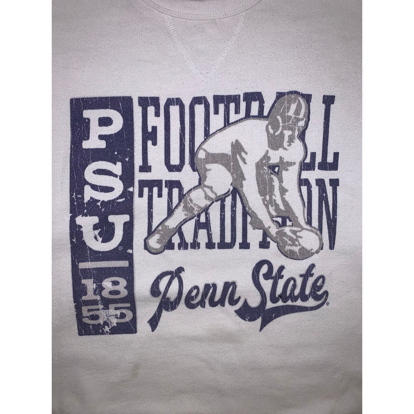 NCAA Penn State Nittany Lions Crewneck Sweatshirt White M PSU Size US M / EU 48-50 / 2 - 1 Thumbnail
