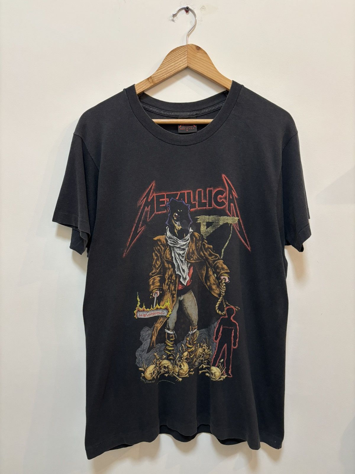 Metallica Vintage 1992 Metallica The Unforgiven Executioner Size US L / EU 52-54 / 3 - 1 Thumbnail