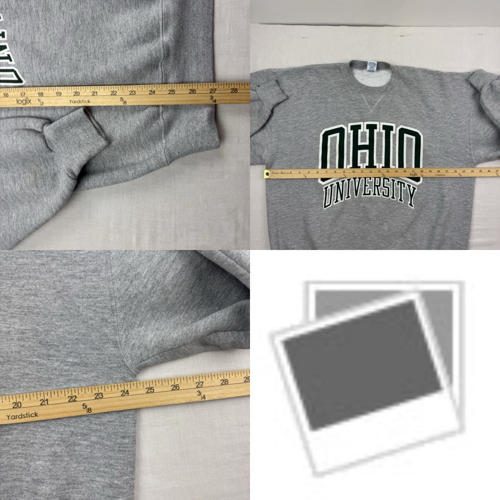 Russell Athletic VINTAGE Russell Athletic Ohio University Sweatshirt Adult XL Gray Big Logo 90s College Sports Mens Size US XL / EU 56 / 4 - 8 Thumbnail