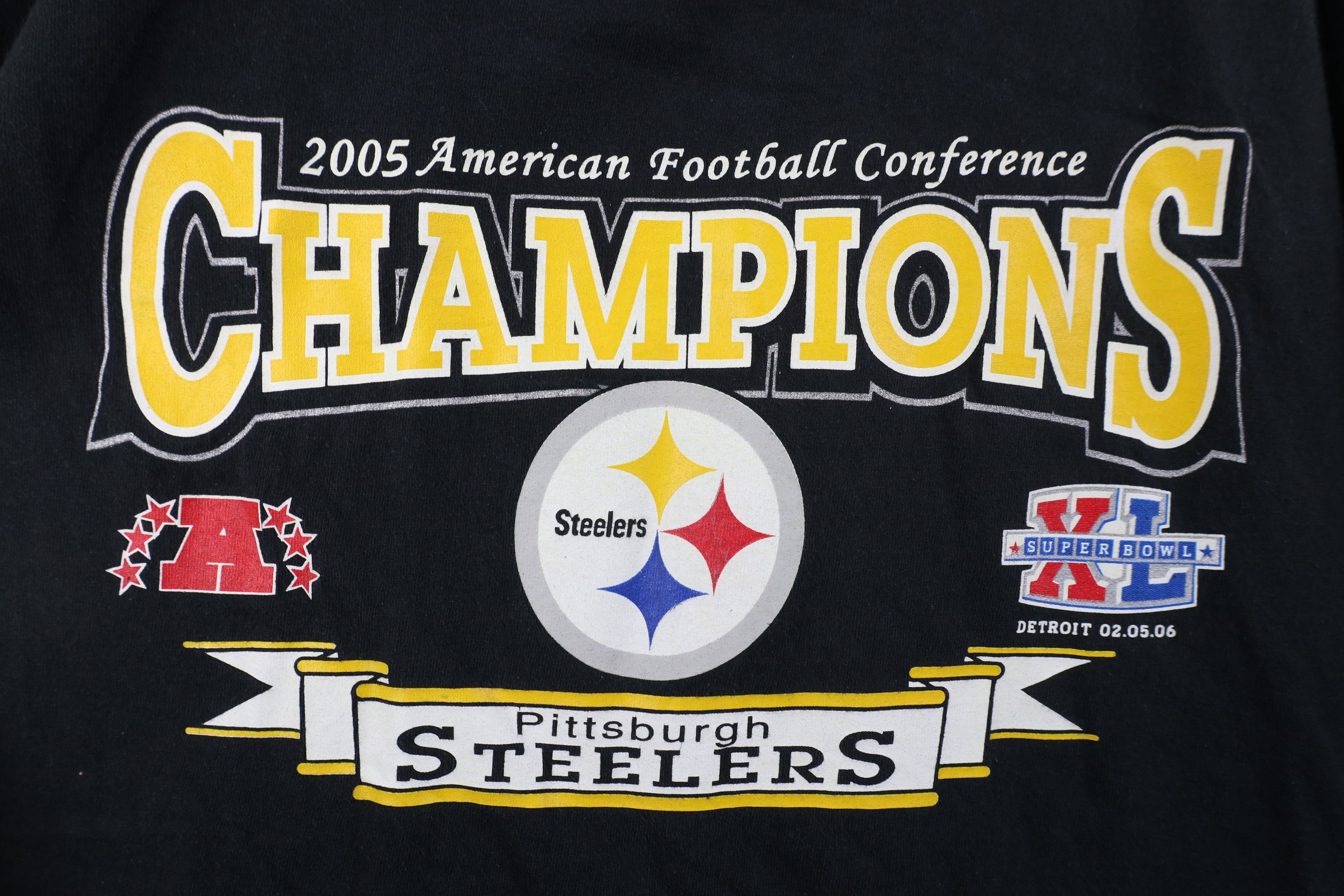 Vintage Vintage NFL Super Bowl Champs Pittsburgh Steelers T-Shirt Size US L / EU 52-54 / 3 - 4 Thumbnail