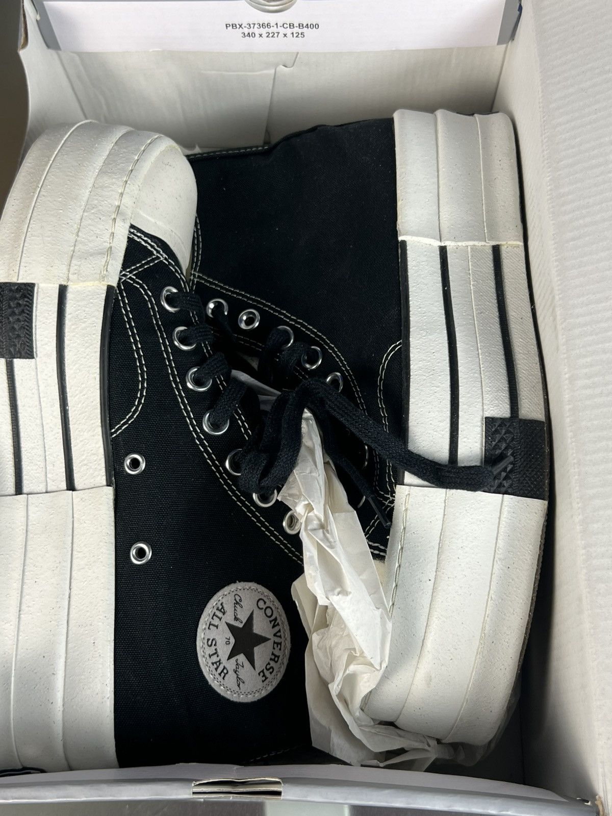 Rick Owens Rick Owens DRKSHDW Dbls Drkstar High Black Size 41.5 / US 8 Size US 8 / EU 41 - 8 Thumbnail