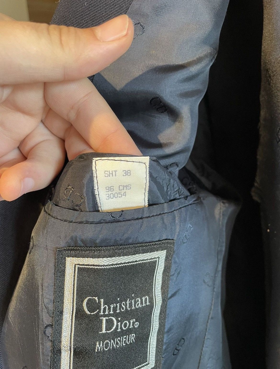 Christian Dior Monsieur × Dior × Vintage VINTAGE DIOR WOOL BLAZER Size US L / EU 52-54 / 3 - 12 Thumbnail