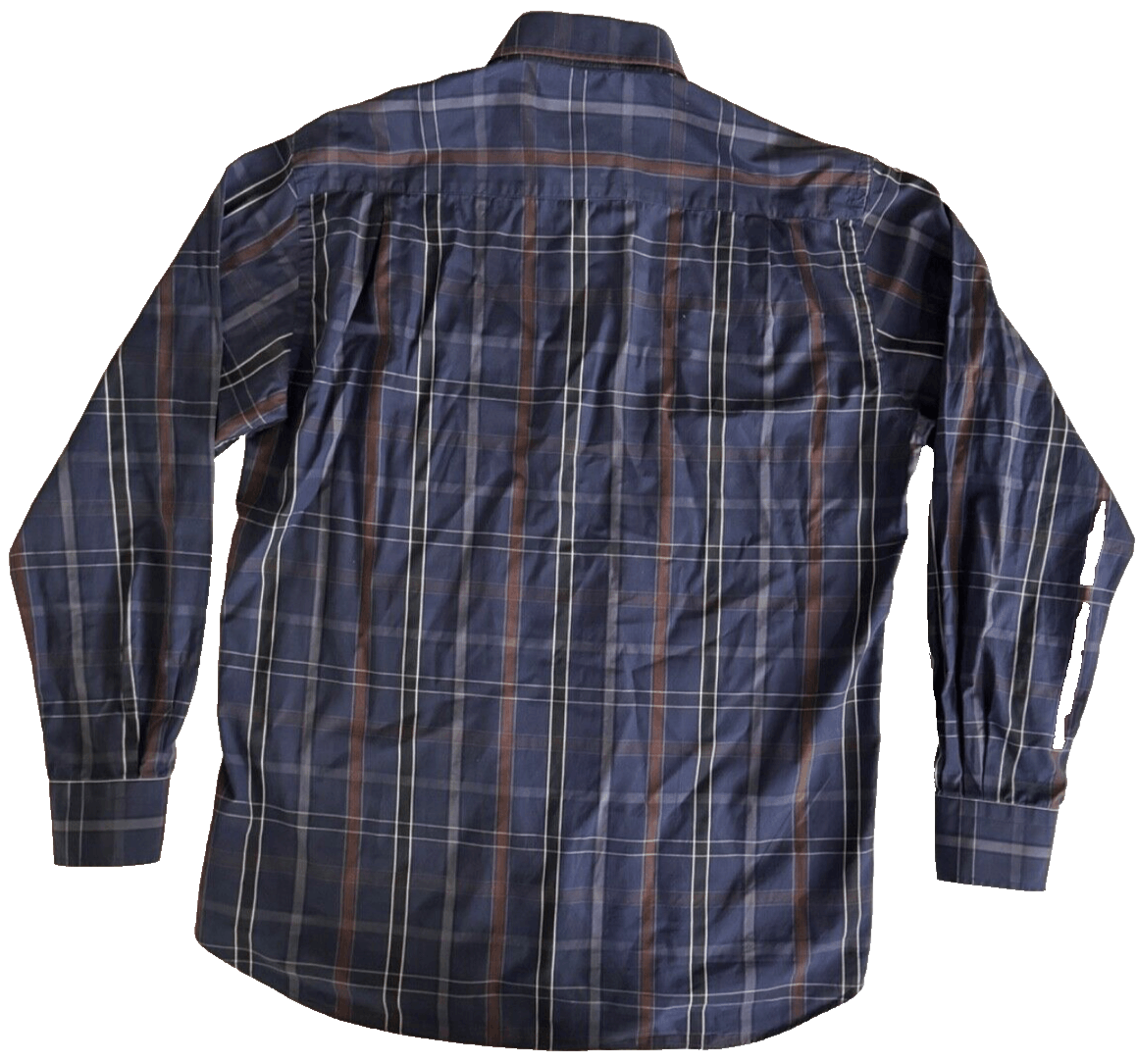Paul & Shark Paul & Shark Havana Yachting Men 39 Brown Blue Plaid Button Size US M / EU 48-50 / 2 - 2 Thumbnail