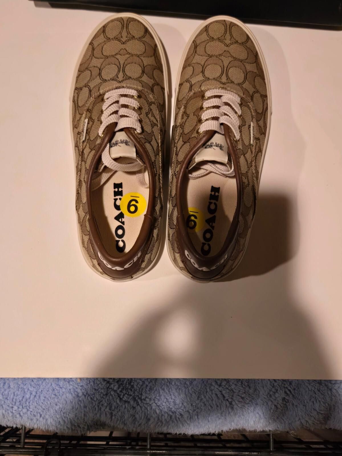 Coach Womens Coach Citysole Skate SneakersLeather 9.5 (B) NEW NIB Size US 9.5 / IT 39.5 - 6 Thumbnail