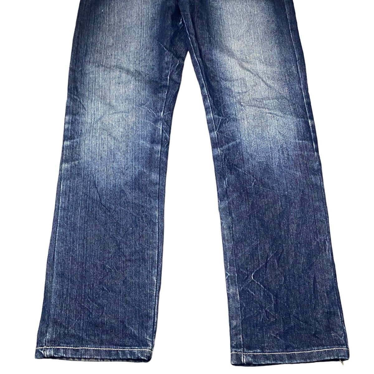 If Six Was Nine Flared Jeans Washed Skull Laced Japanese Size US 27 - 10 Thumbnail