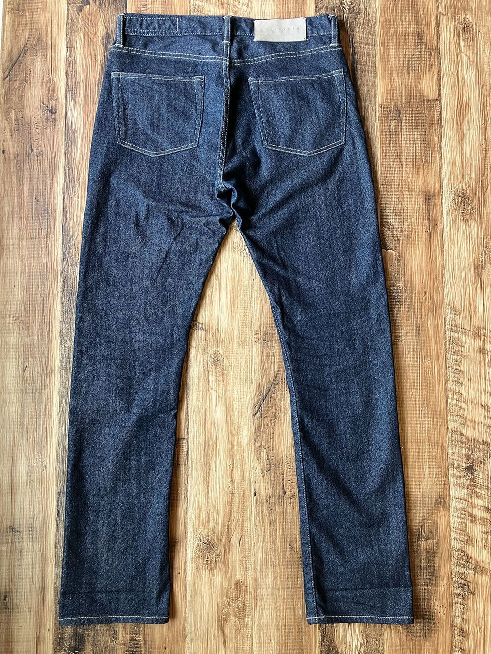 KURO KURO DENIM “Helvetica” W31xL32 One Wash Japanese Selvedge Size US 31 - 1 Thumbnail