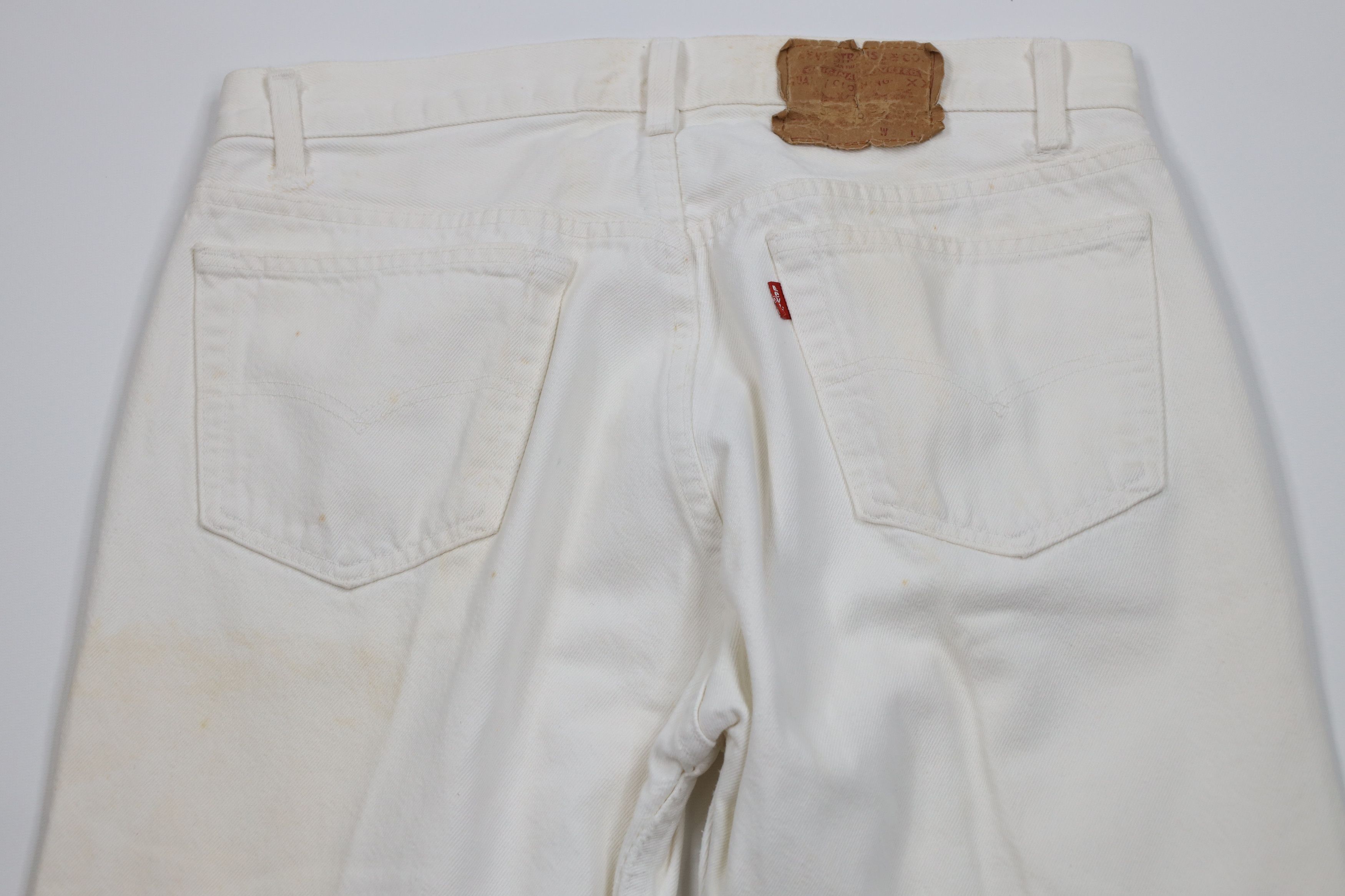 Levi's Vintage 90s Levis 501xx Fly Original Fit Jeans White USA Size US 34 / EU 50 - 13 Thumbnail