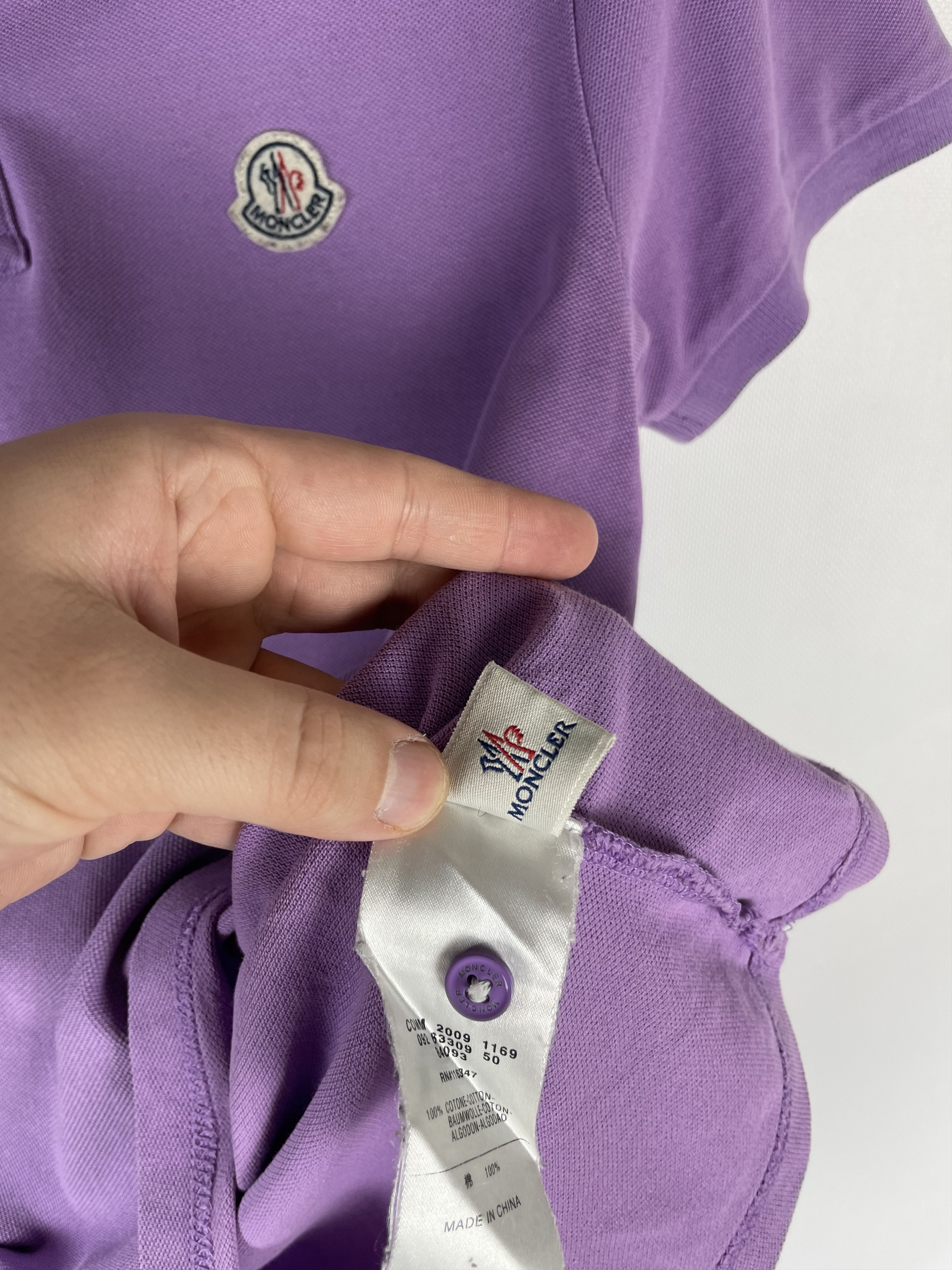 Moncler Moncler Polo T-shirt Size US L / EU 52-54 / 3 - 9 Thumbnail