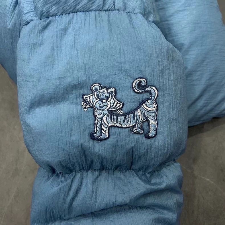 Dior Dior Blue Down Jacket with Logo Print-2505 Size US L / EU 52-54 / 3 - 7 Thumbnail