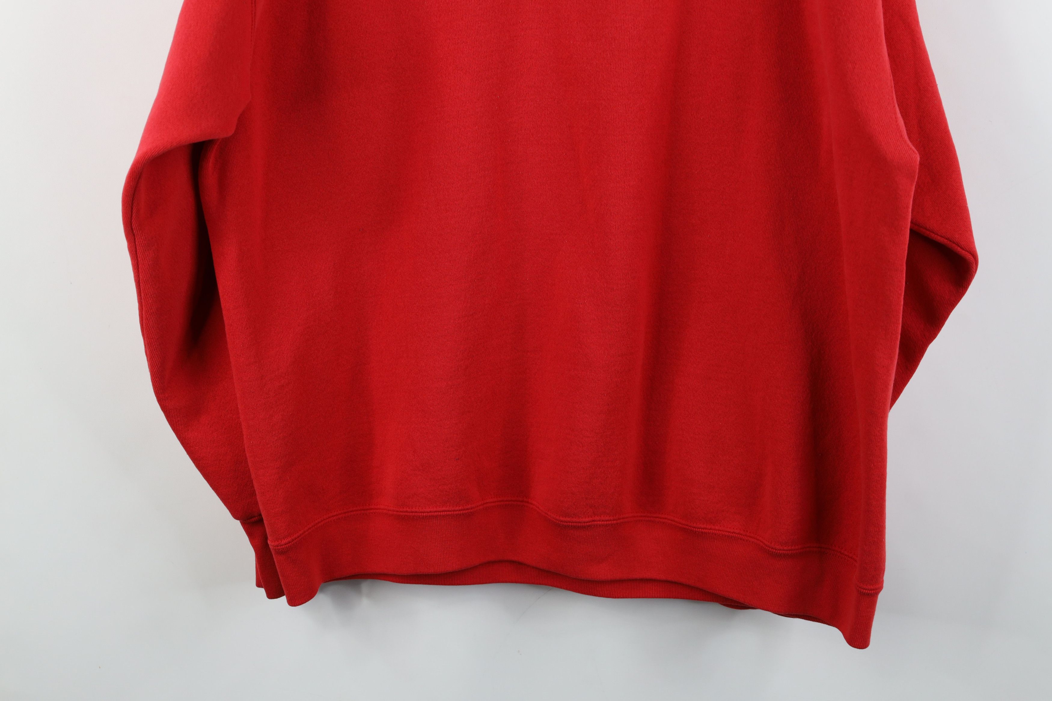 Vintage Vintage 90s Christmas Dove Peace On Earth Sweatshirt Red USA Size XL / US 12-14 / IT 48-50 - 13 Thumbnail