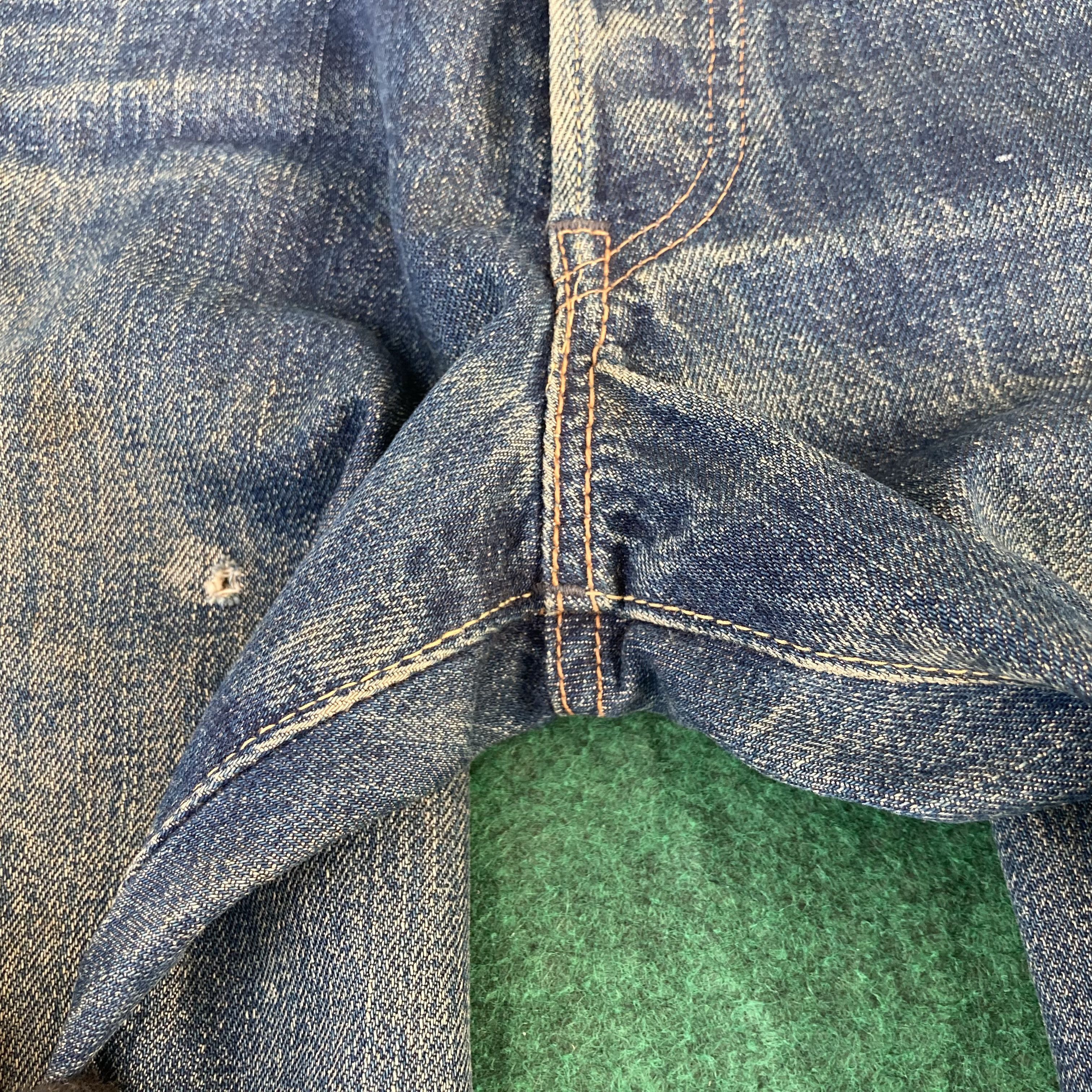 Johnbull Vtg Sewing Chop John Bull Osaka Denim Japan Selvedge Jeans Size US 27 - 11 Thumbnail
