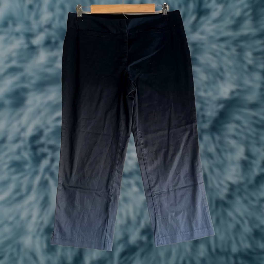 Elleme Ellemenno Capri Pants Women's 11 Black Zip Fly Wide-Leg Casual Office Women Pants Size 32" / US 10 / IT 46 - 1 Thumbnail