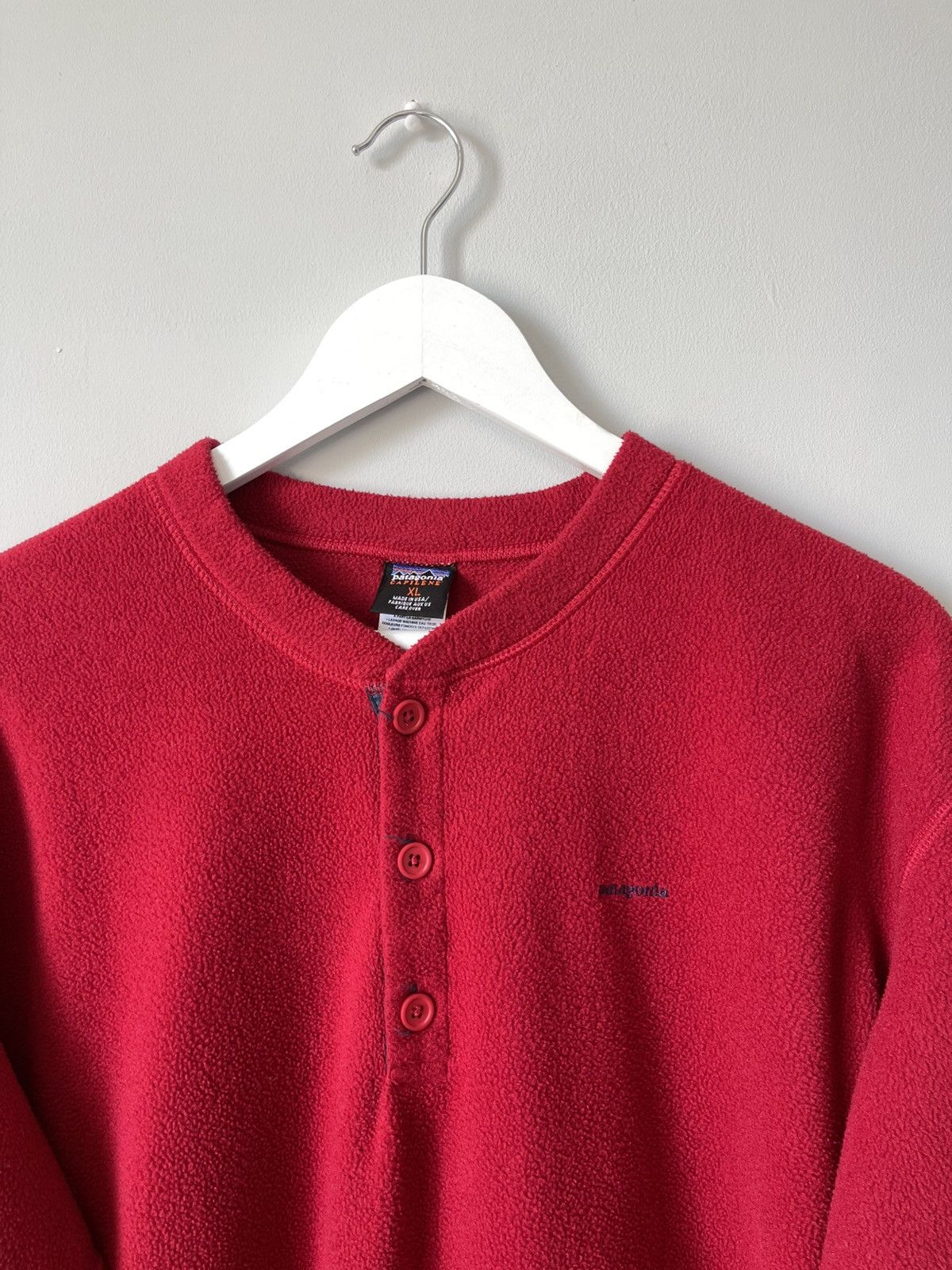 Patagonia Vintage Patagonia Capilene 90's 1/4 Button Fleece Sweatshirt Size US XL / EU 56 / 4 - 2 Thumbnail