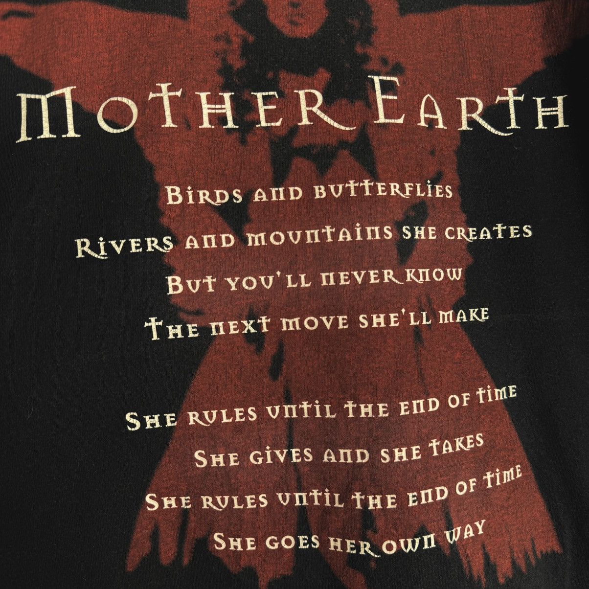 Band Tees Vintage 2000 Within Temptation Mother Earth Euro T Shirt Size US XL / EU 56 / 4 - 6 Thumbnail