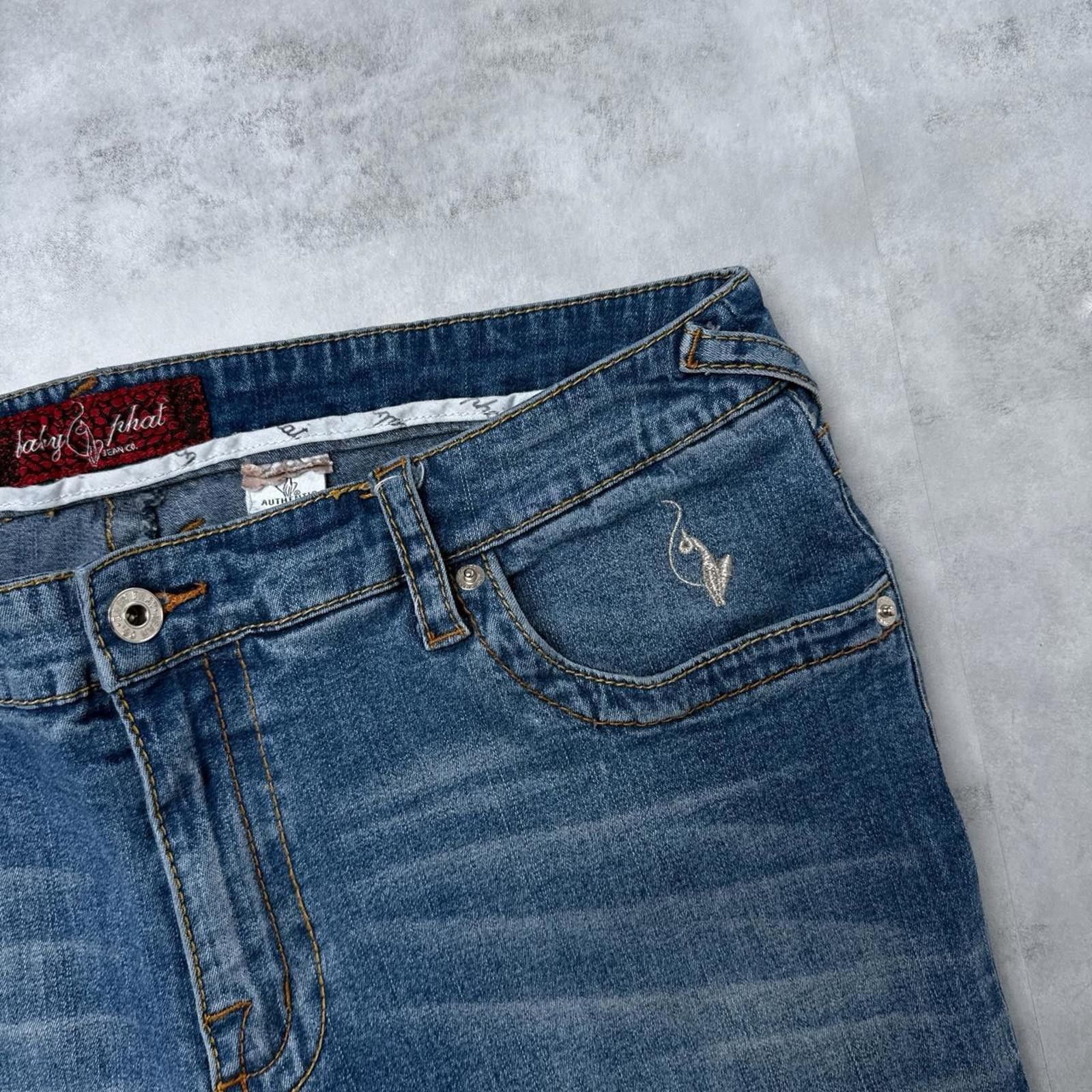 Other Y2K Baby Phat Blue denim 00s straight jeans Size 36" / US 14 / IT 50 - 8 Thumbnail