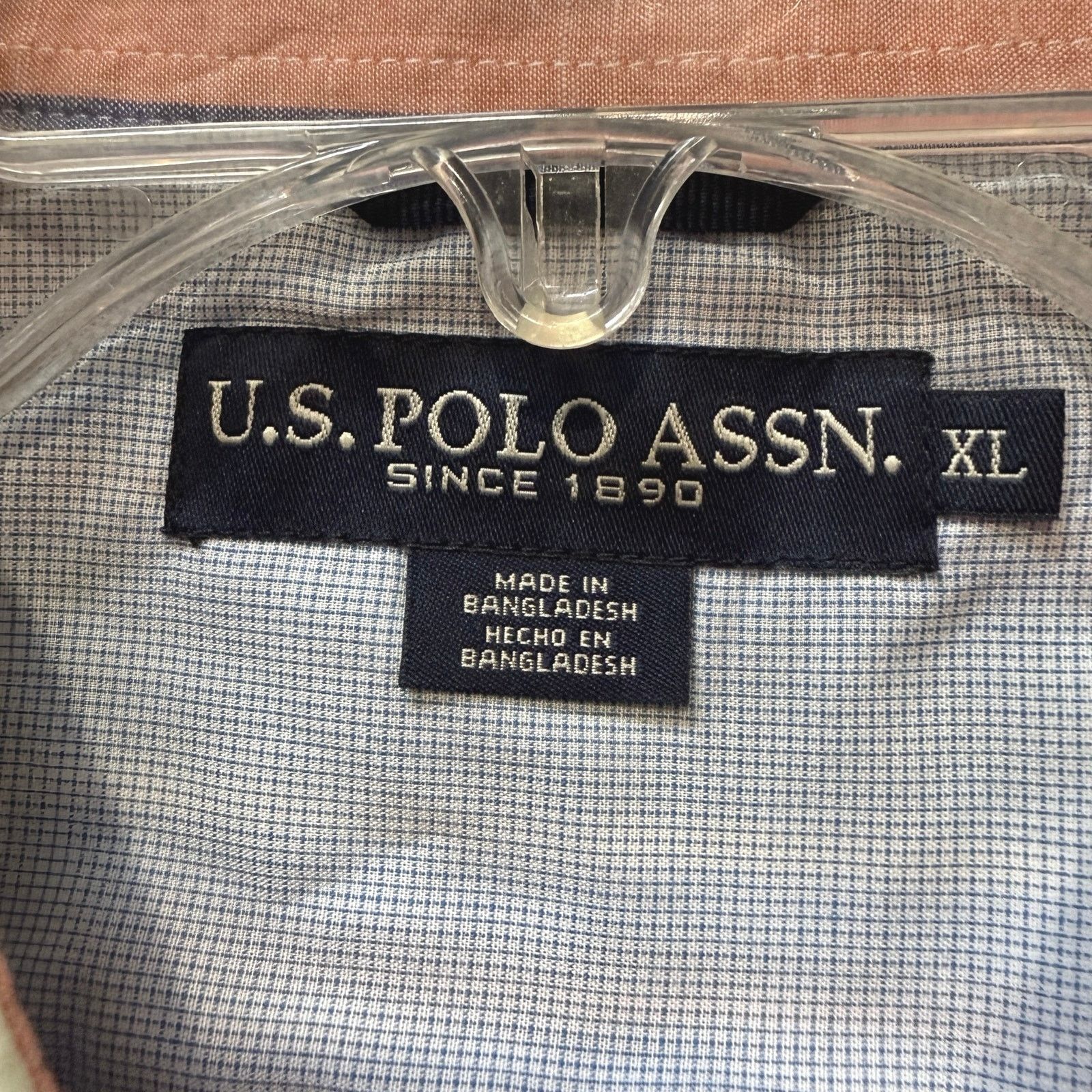 U.S. Polo Assn. US Polo Assn men's XL short- slv button-down multicolor pony Size US XL / EU 56 / 4 - 4 Thumbnail