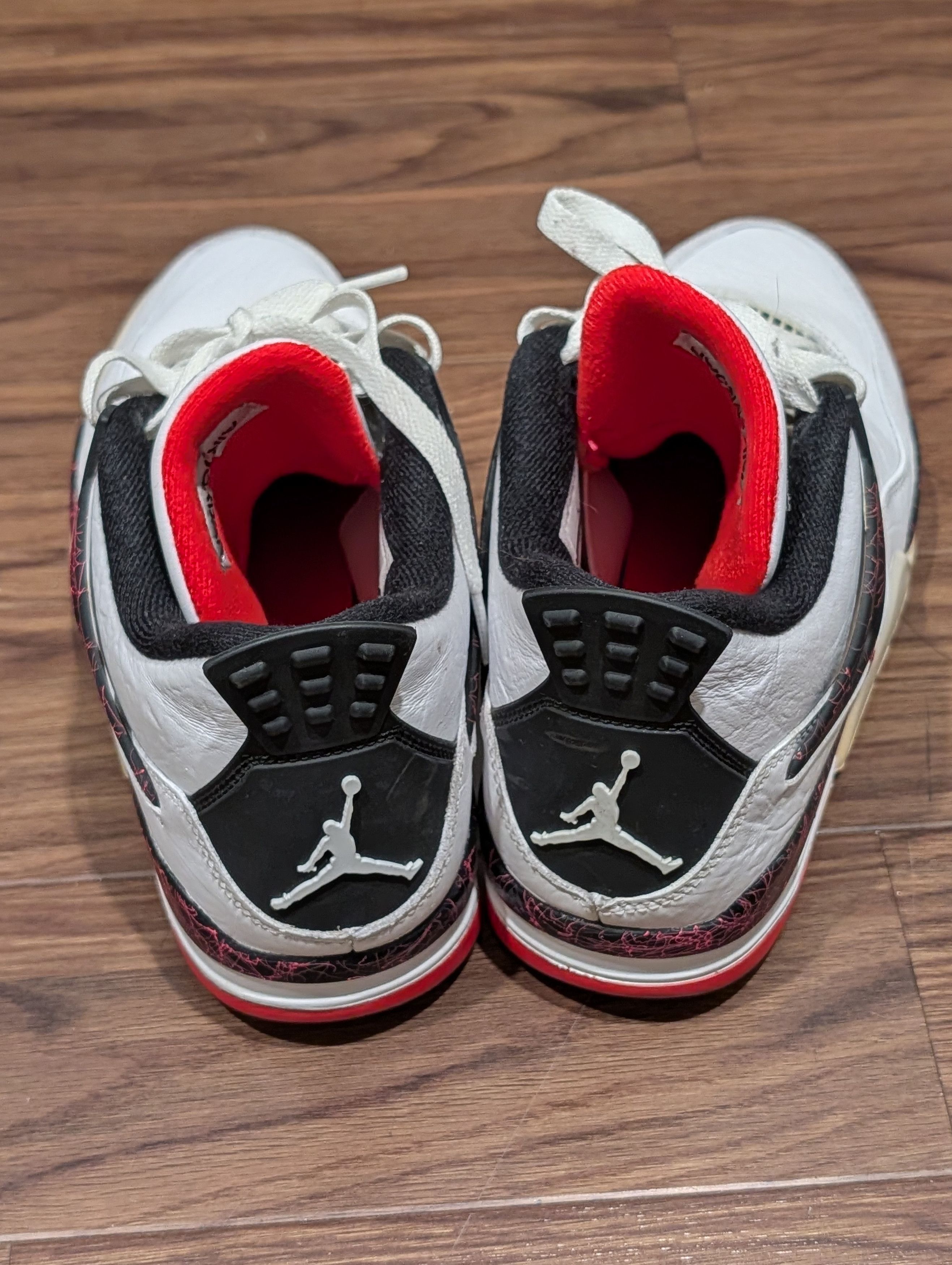 Jordan Brand Air Jordan 4 white and red Size US 8 / EU 41 - 3 Thumbnail