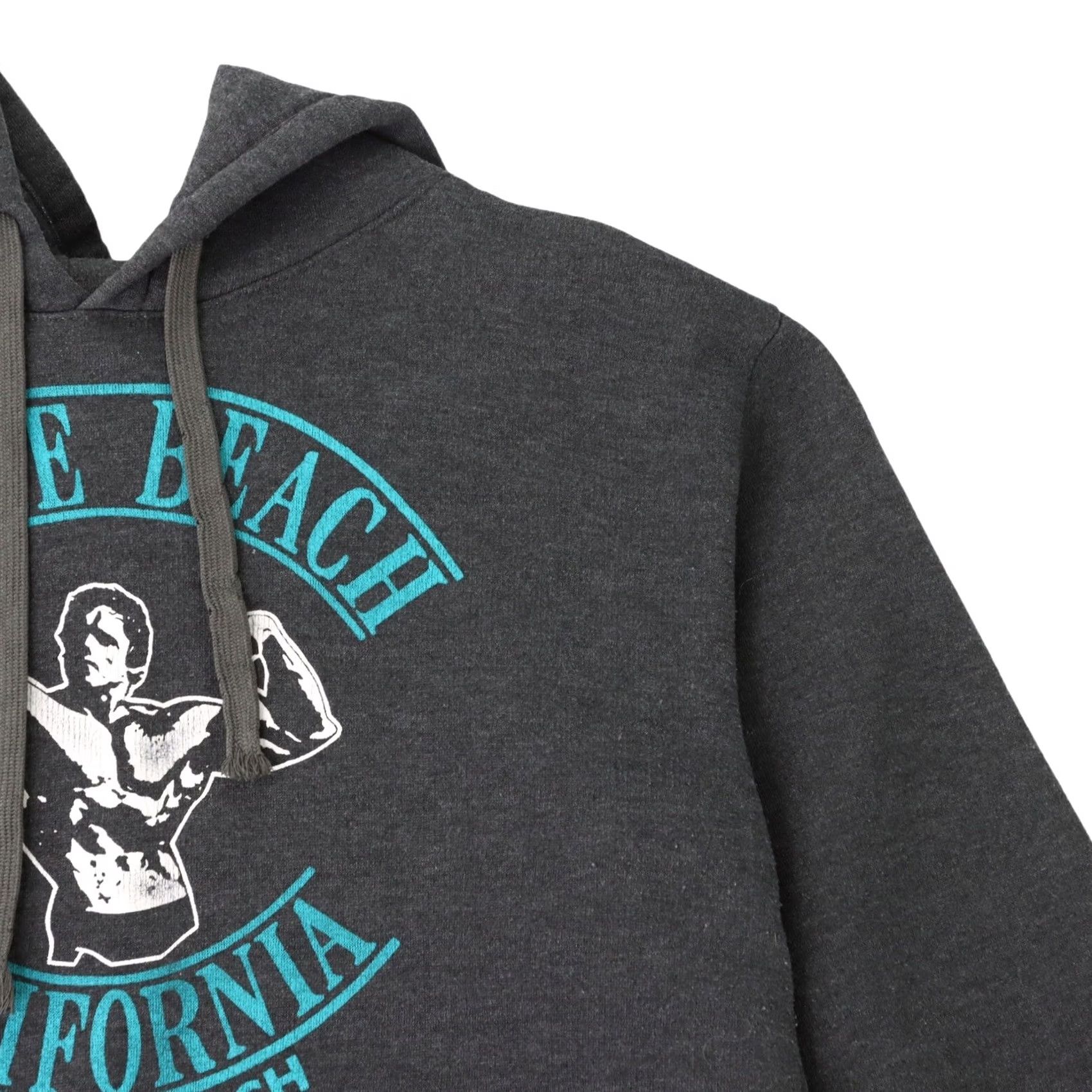 Vintage VINTAGE Arnold Schwarzenegger Muscle Beach Venice California Sz S Hoodie Sweatshirt Gray Size US S / EU 44-46 / 1 - 5 Thumbnail