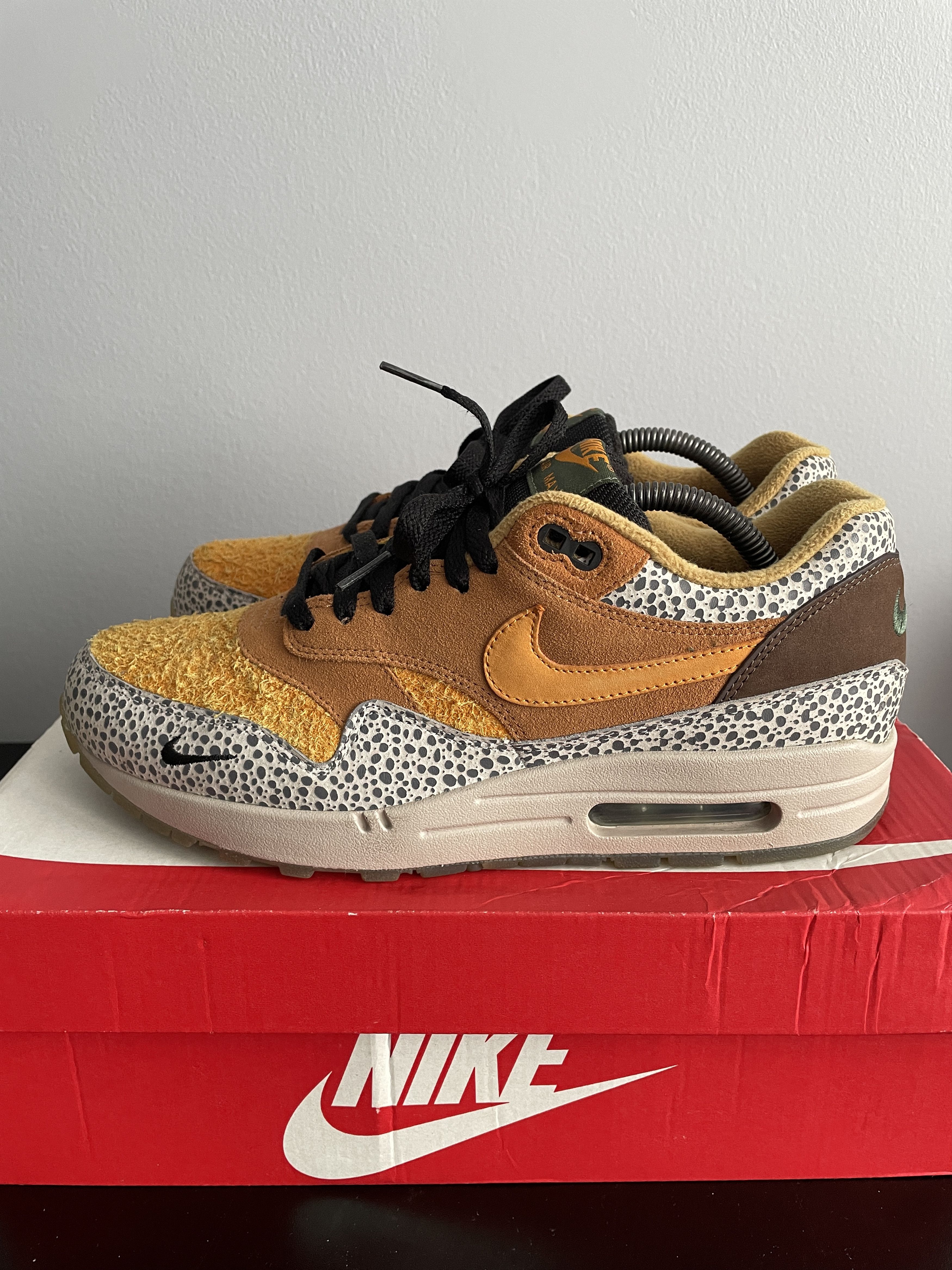 Atmos x Nike Air Max 1 Safari elephant patta retro og