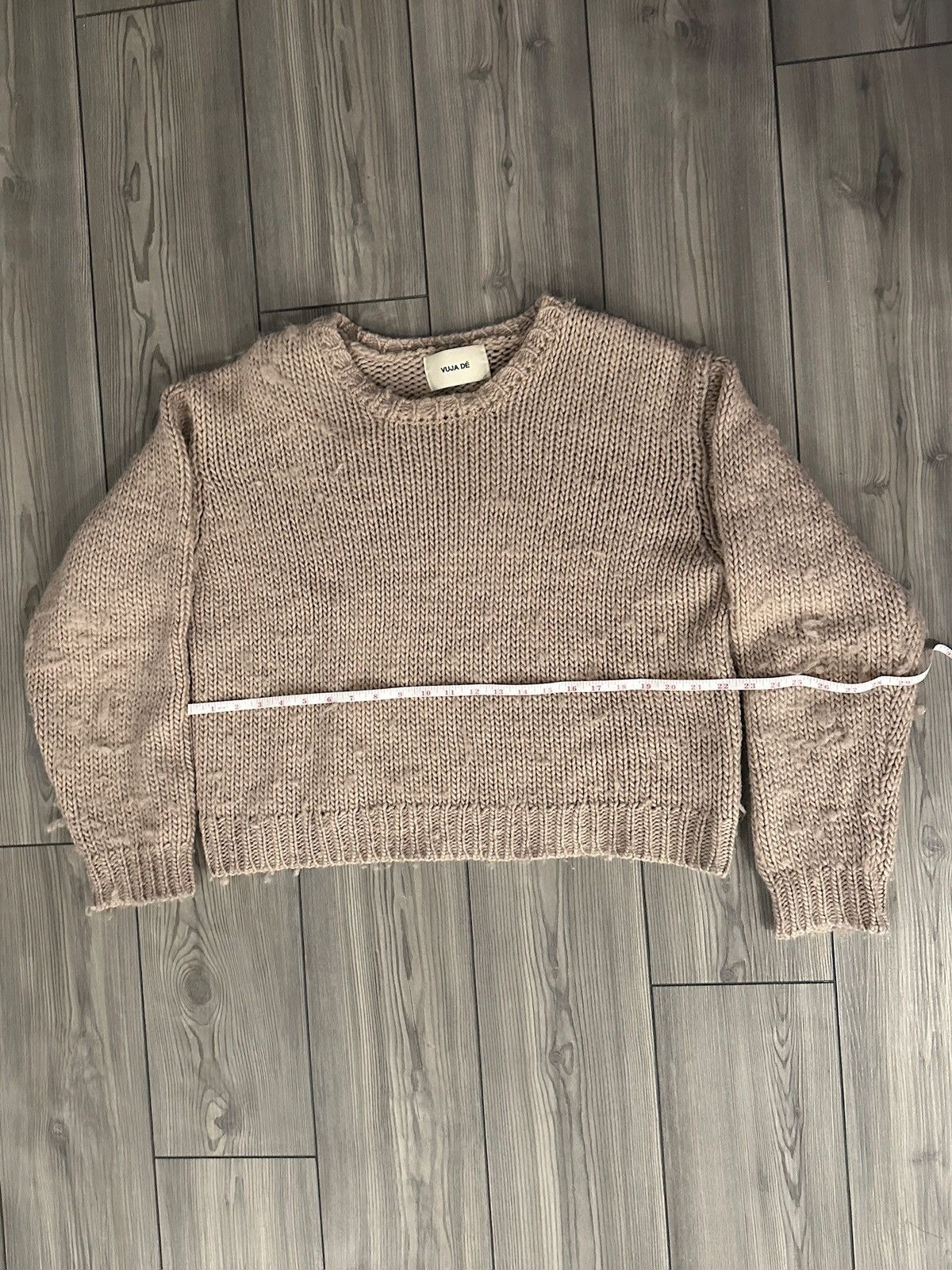 Vuja De Vuja De Low-Guage Knit Sweater (Nude Ivory) Size US M / EU 48-50 / 2 - 1 Thumbnail