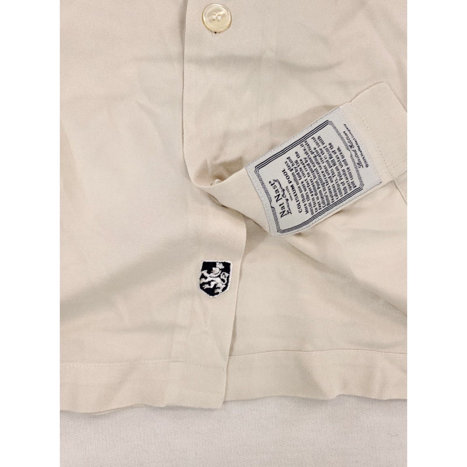 Nat Nast VINTAGE Nat Nast Limited Edition Coliseum Pool Pelican Resort Short Sleeve Mens XL White Button-Up Shirt Men XL Limited Edition Size US 36 / EU 52 - 2 Thumbnail