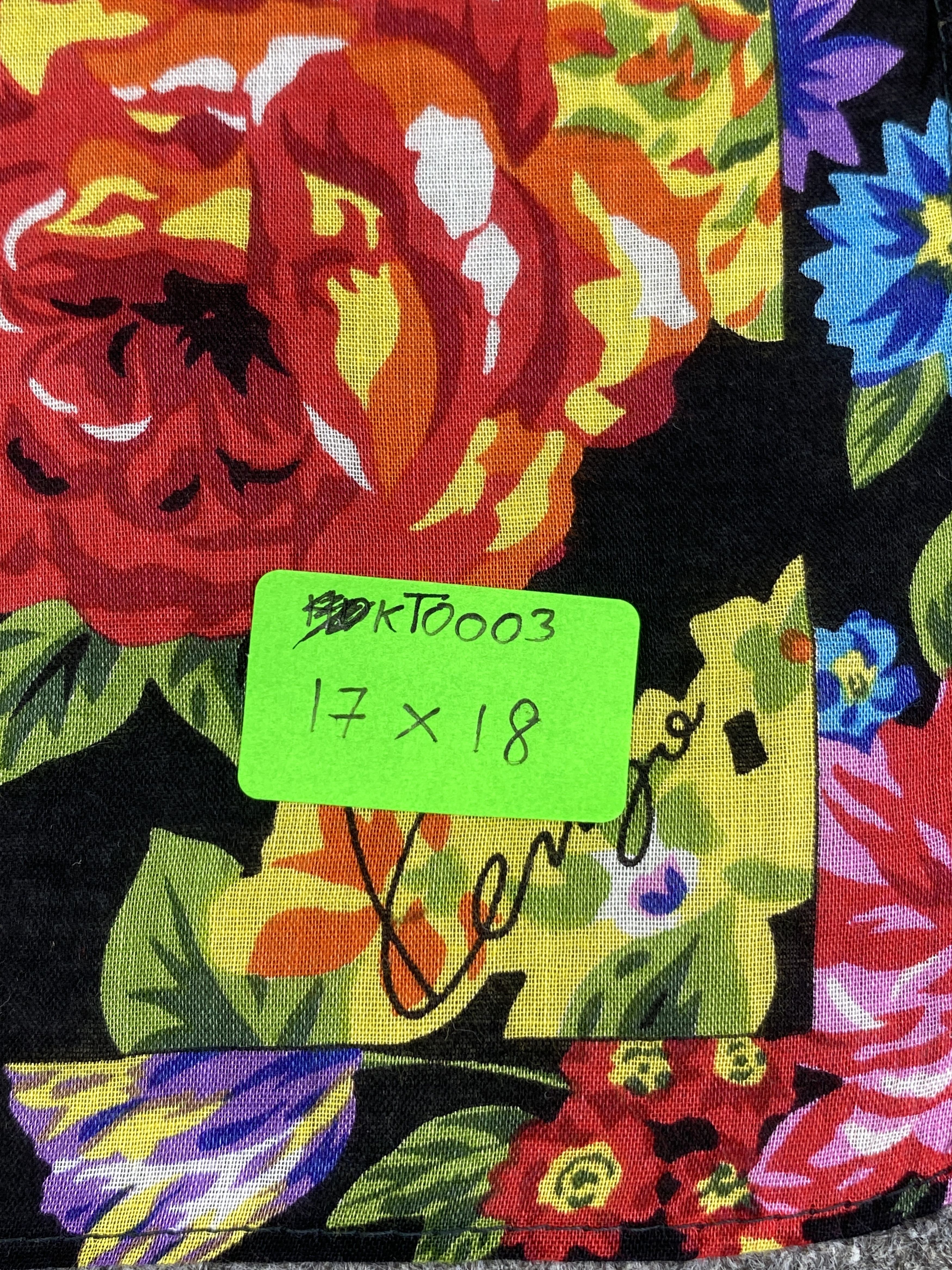 Kenzo Vintage Kenzo Floral Handkerchief / Neckerchief KT0003 Size ONE SIZE - 8 Thumbnail