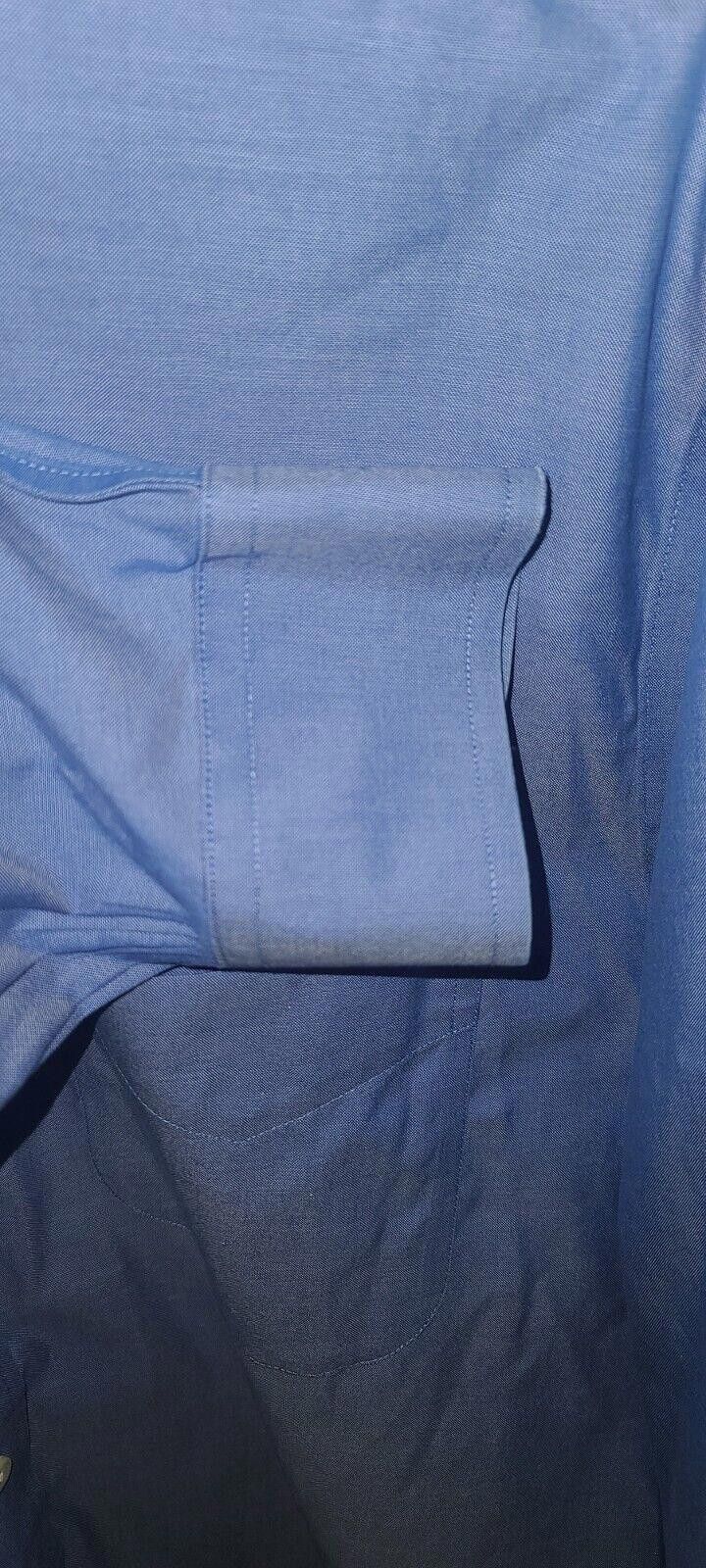 Brooks Brothers Brooks Brothers Blue Dress SLIM FIT Men's Size 16 1/2-34 Size 38R - 5 Thumbnail