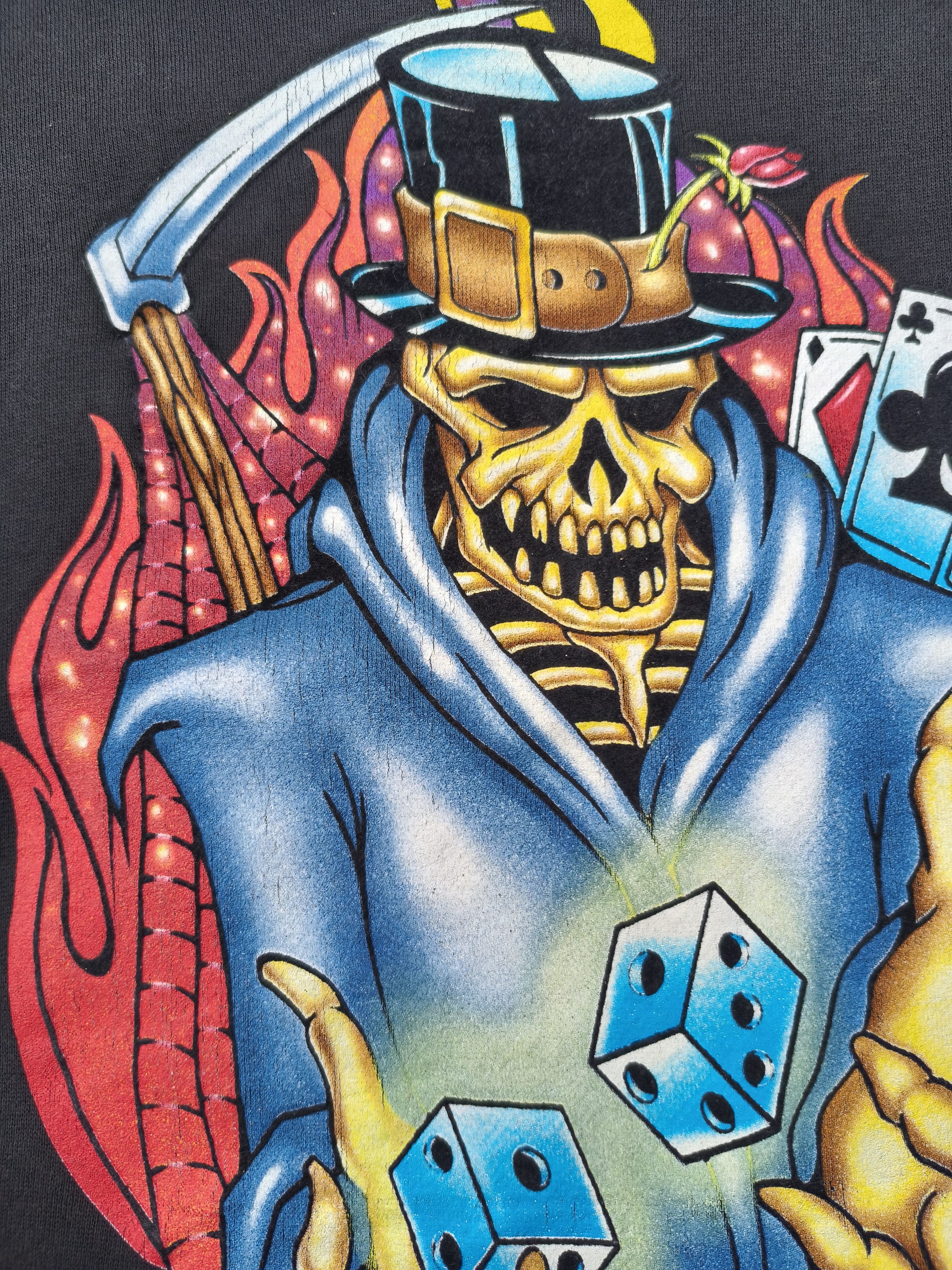 JNCO JNCO Grim Reaper Hoodie Size US XL / EU 56 / 4 - 6 Thumbnail