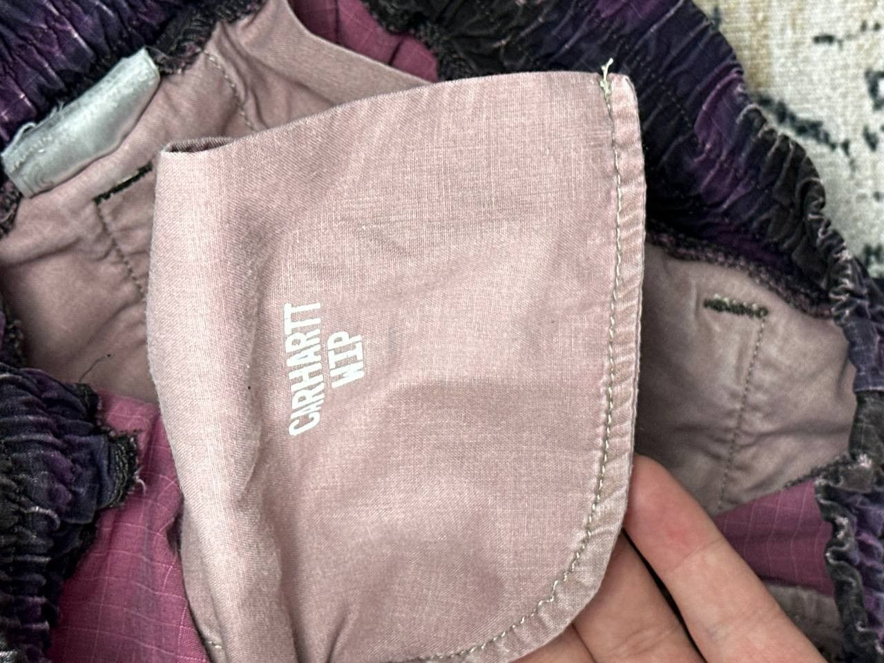 Carhartt Vintage Carhartt WIP Blur Purple Camo Cargo Pants Size US 32 / EU 48 - 8 Thumbnail