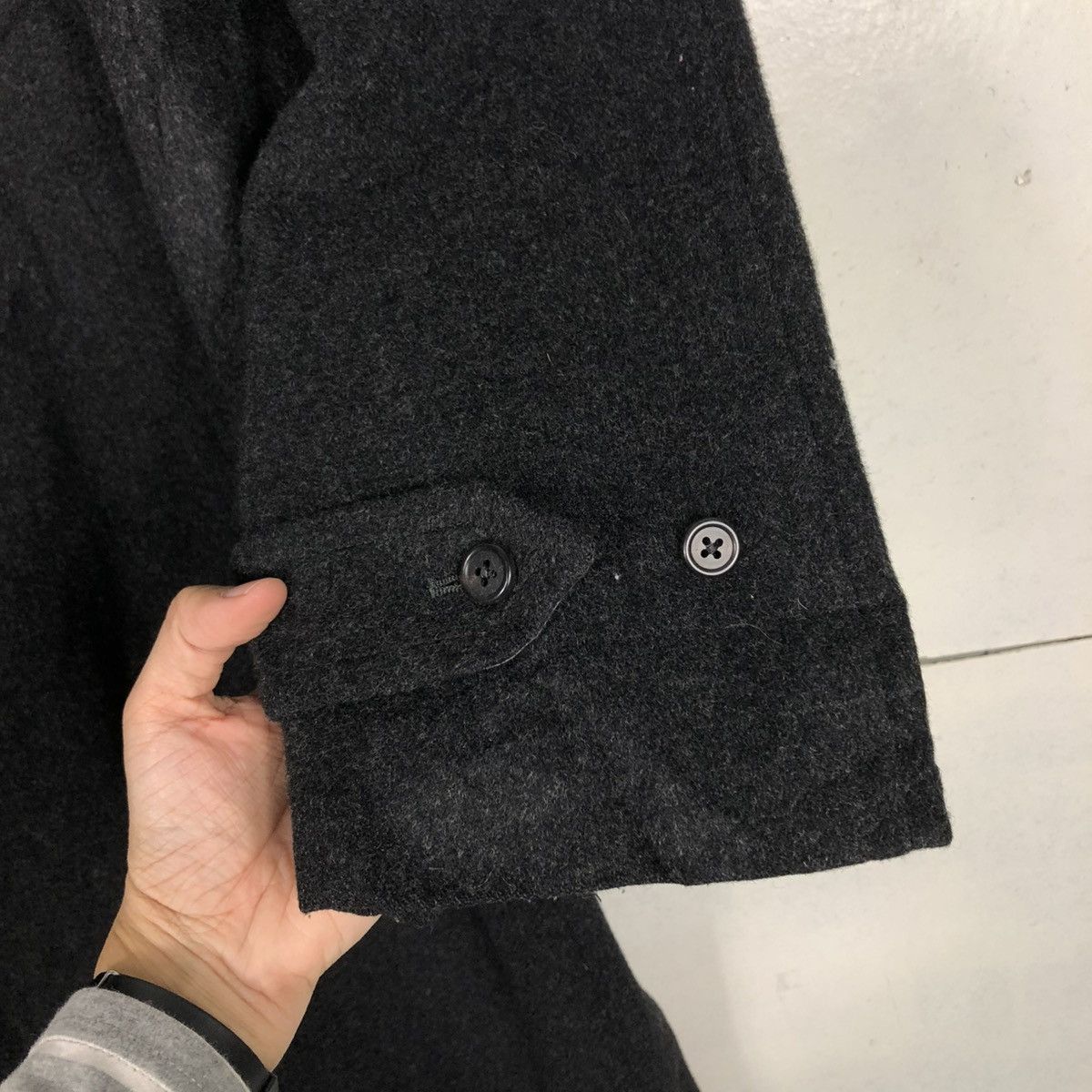 Polo Ralph Lauren 🔥RICH BLACK WOOL LONG JACKET POLO RALPH LAUREN Size US L / EU 52-54 / 3 - 18 Thumbnail