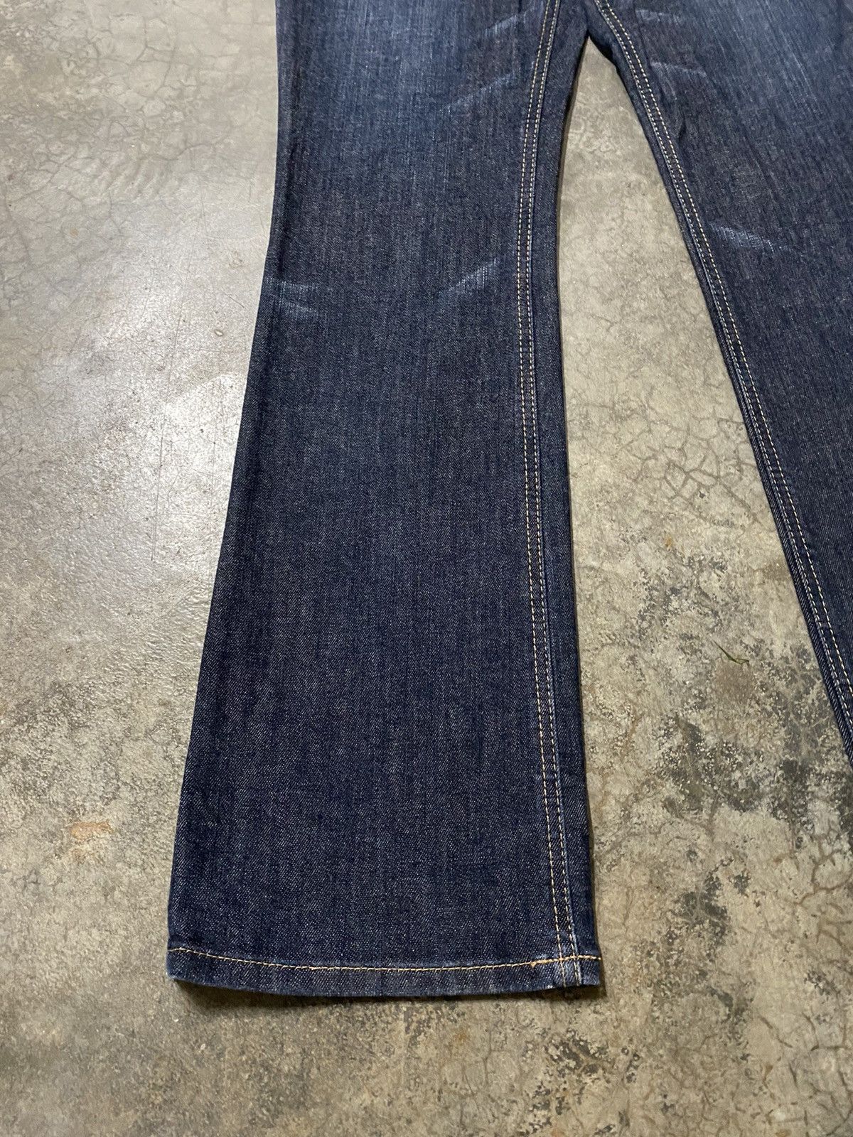 Hysteric Glamour × Japanese Brand Flare Jeans Japanese Blue Bush Boot Cut Denim Size US 31 - 2 Thumbnail