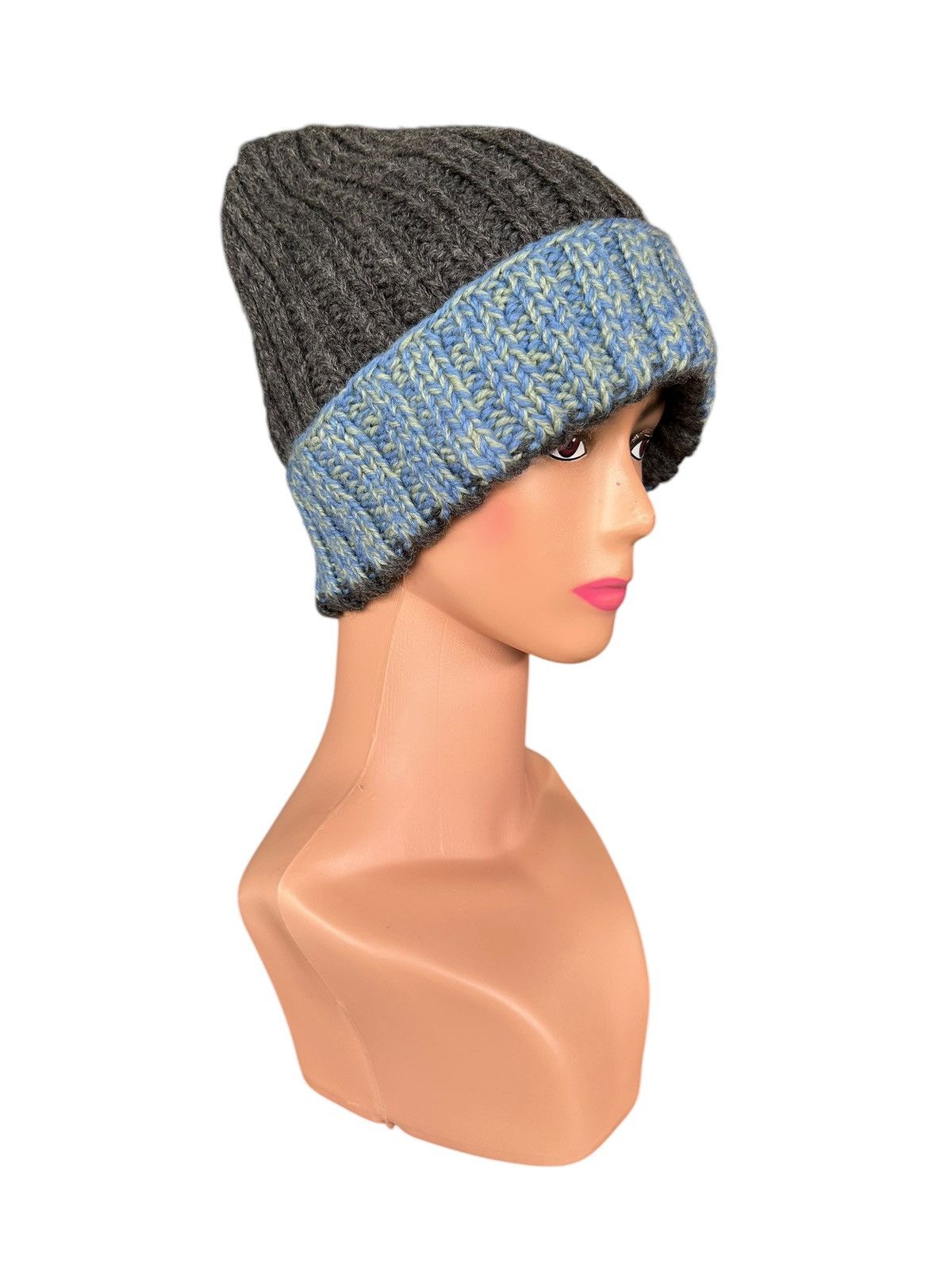 Japanese Brand × Kapital × Vintage Crochet Knitted Handmade Beanie Hats Size ONE SIZE - 2 Thumbnail
