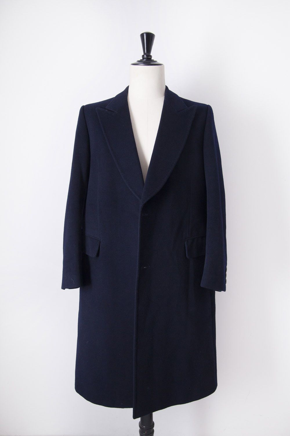 Ermenegildo Zegna Vintage Zegna blue wool coat Size US S / EU 44-46 / 1 - 1 Thumbnail