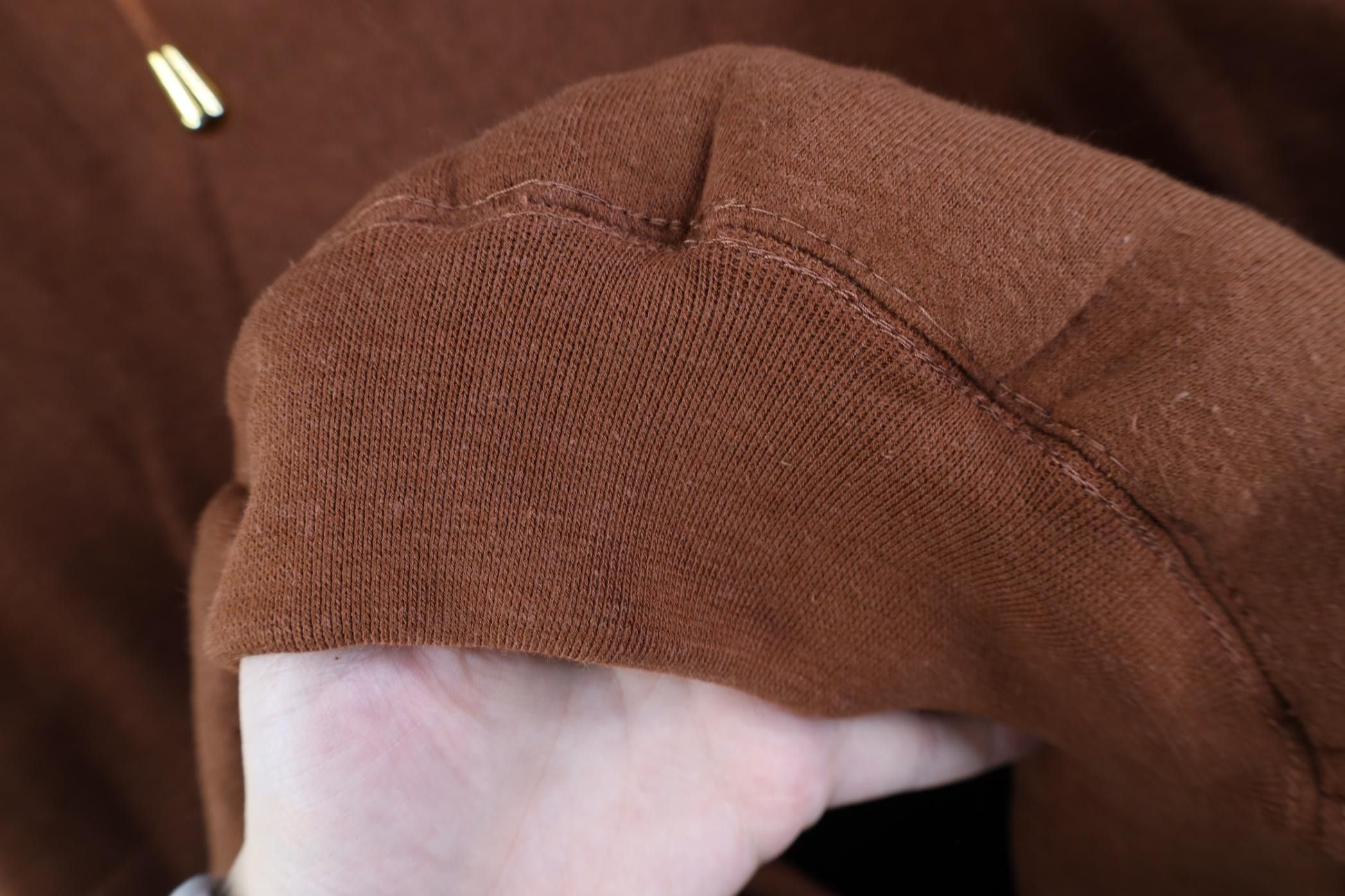 Vintage Deadstock Vintage 90s Streetwear Heavyweight Hoodie Brown Size US XXL / EU 58 / 5 - 8 Thumbnail