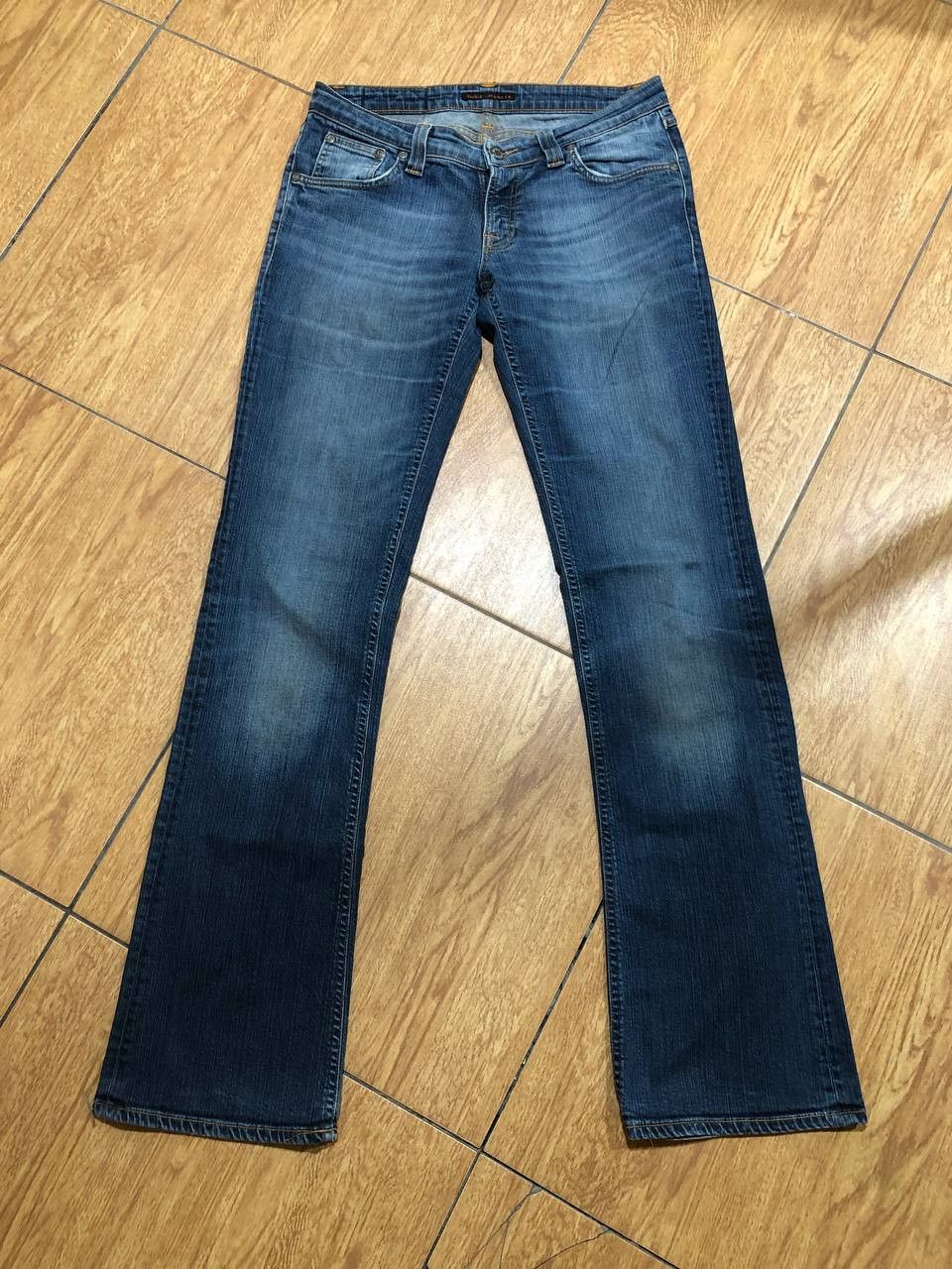 Nudie Jeans Nudie Jeans Distressed Button Fly Dark Den Size 27" / US 4 / IT 40 - 19 Thumbnail