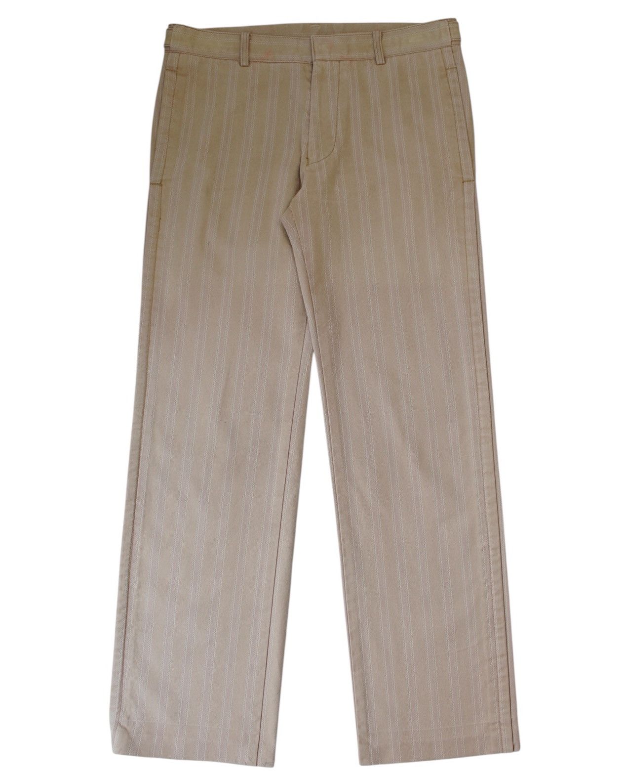 Katharine Hamnett London 2000S KATHARINE HAMNETT LONDON STRIPED CORDURA PANTS Size US 30 / EU 46 - 1 Thumbnail