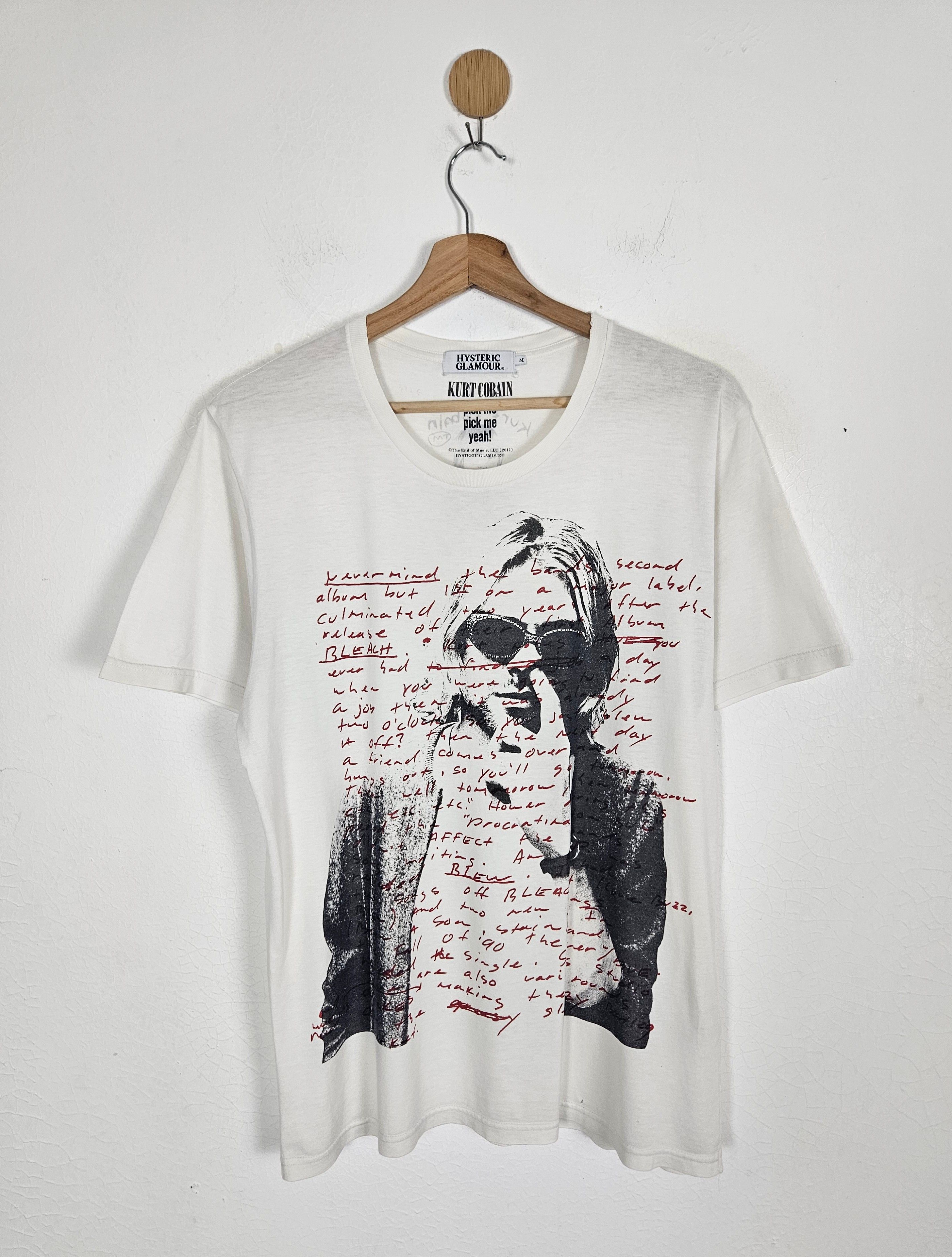 Band Tees × Hysteric Glamour Hysteric Glamour Kurt Cobain Nirvana