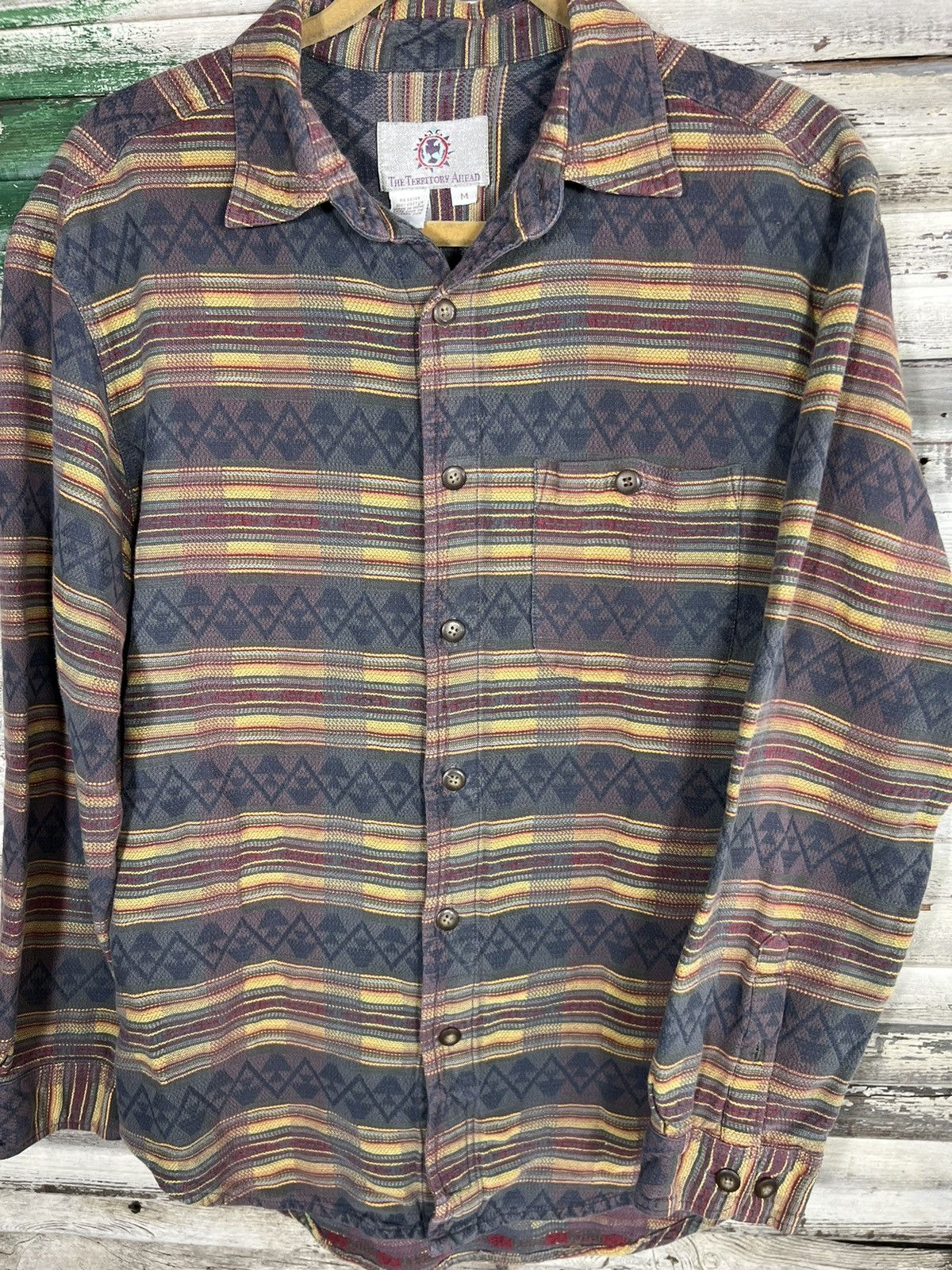 Vintage Vintage Aztec Print Northwest Territory shirt Size US M / EU 48-50 / 2 - 3 Thumbnail