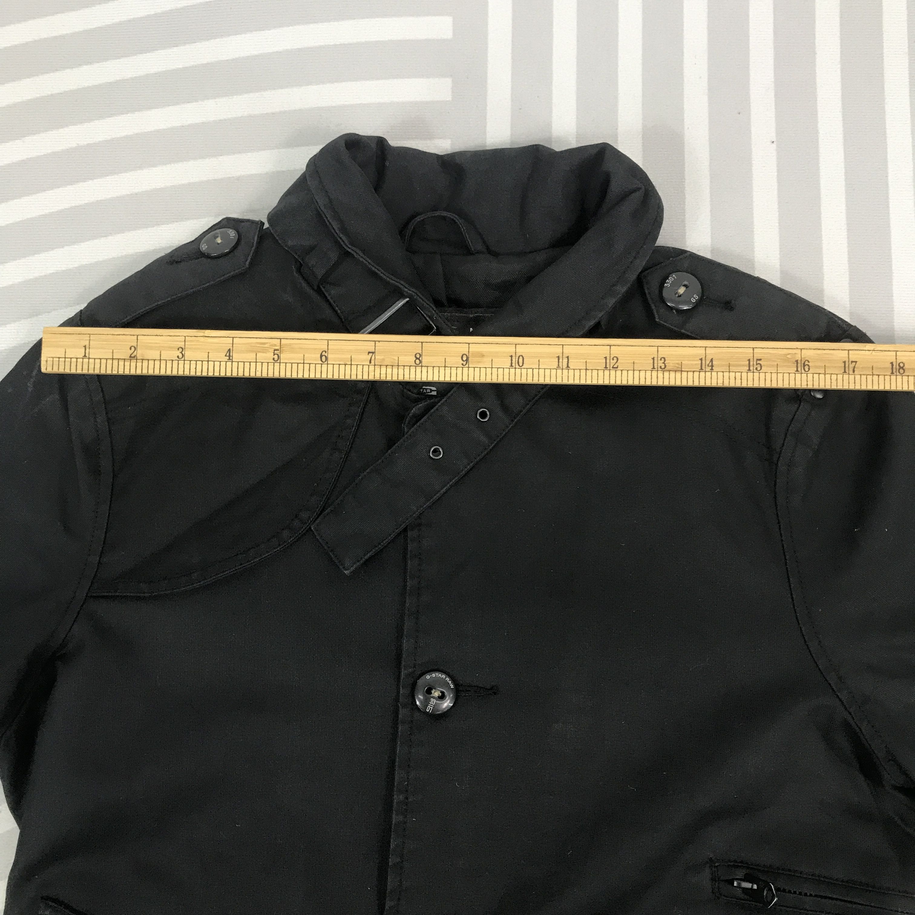 G-Star × Vintage G-star Raw japan Style Parkas Black button Denim Jacket Size US M / EU 48-50 / 2 - 5 Thumbnail