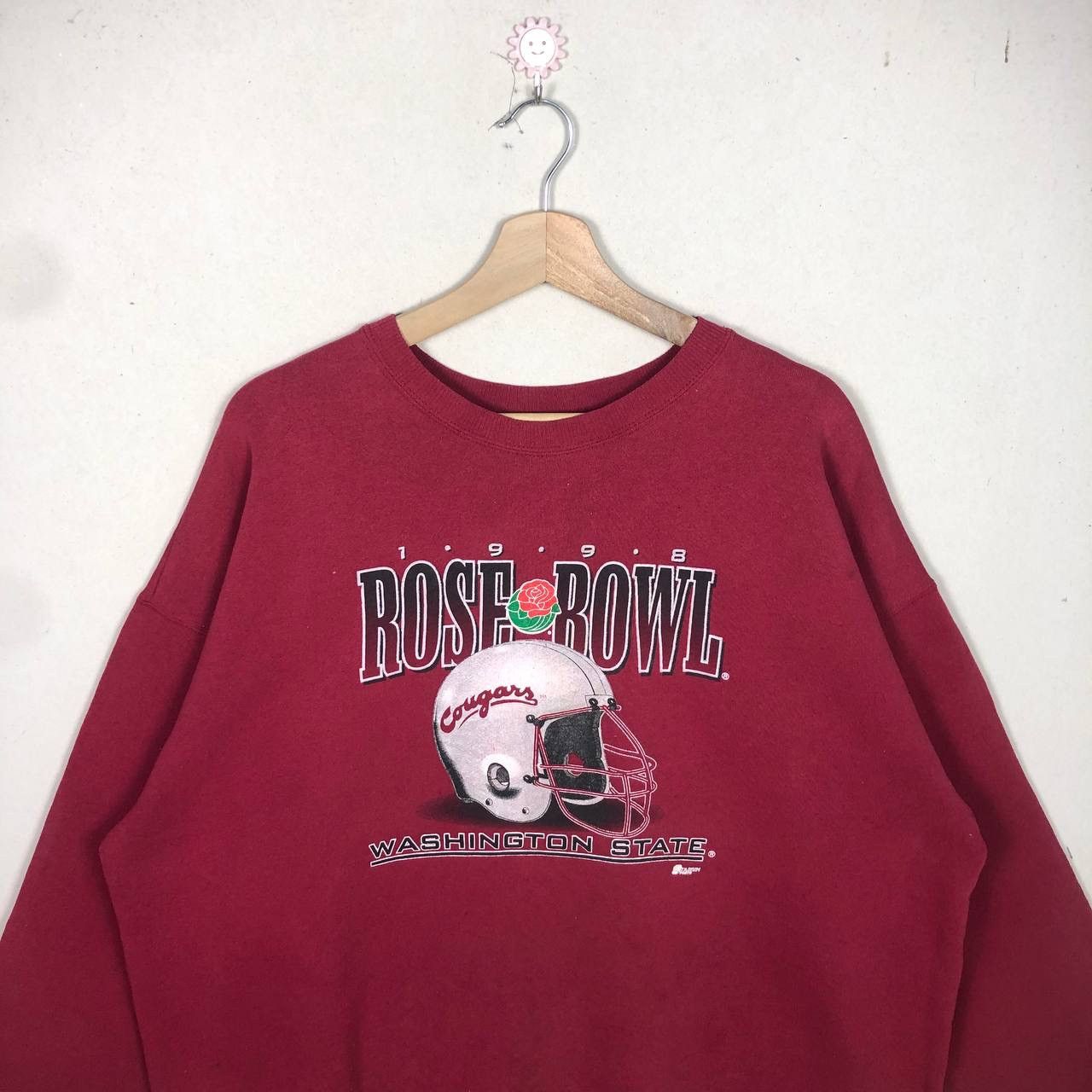 NFL Vintage 1998 Rosebowl Cougars Washington State Sweatshirt Size US XL / EU 56 / 4 - 3 Thumbnail