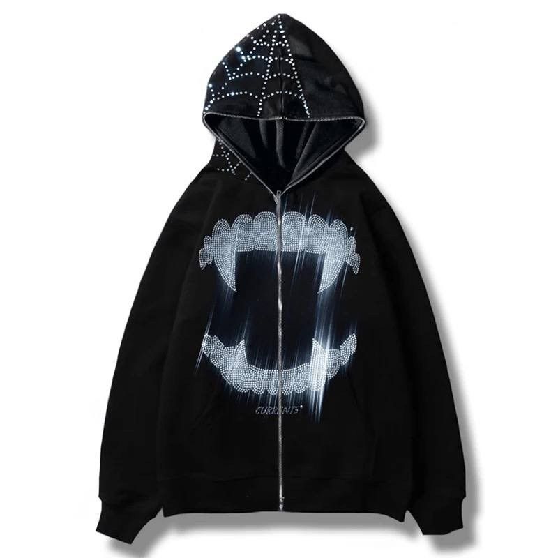 Designer Opium Iced Grillz Y2K Zip Hoodie Grailed