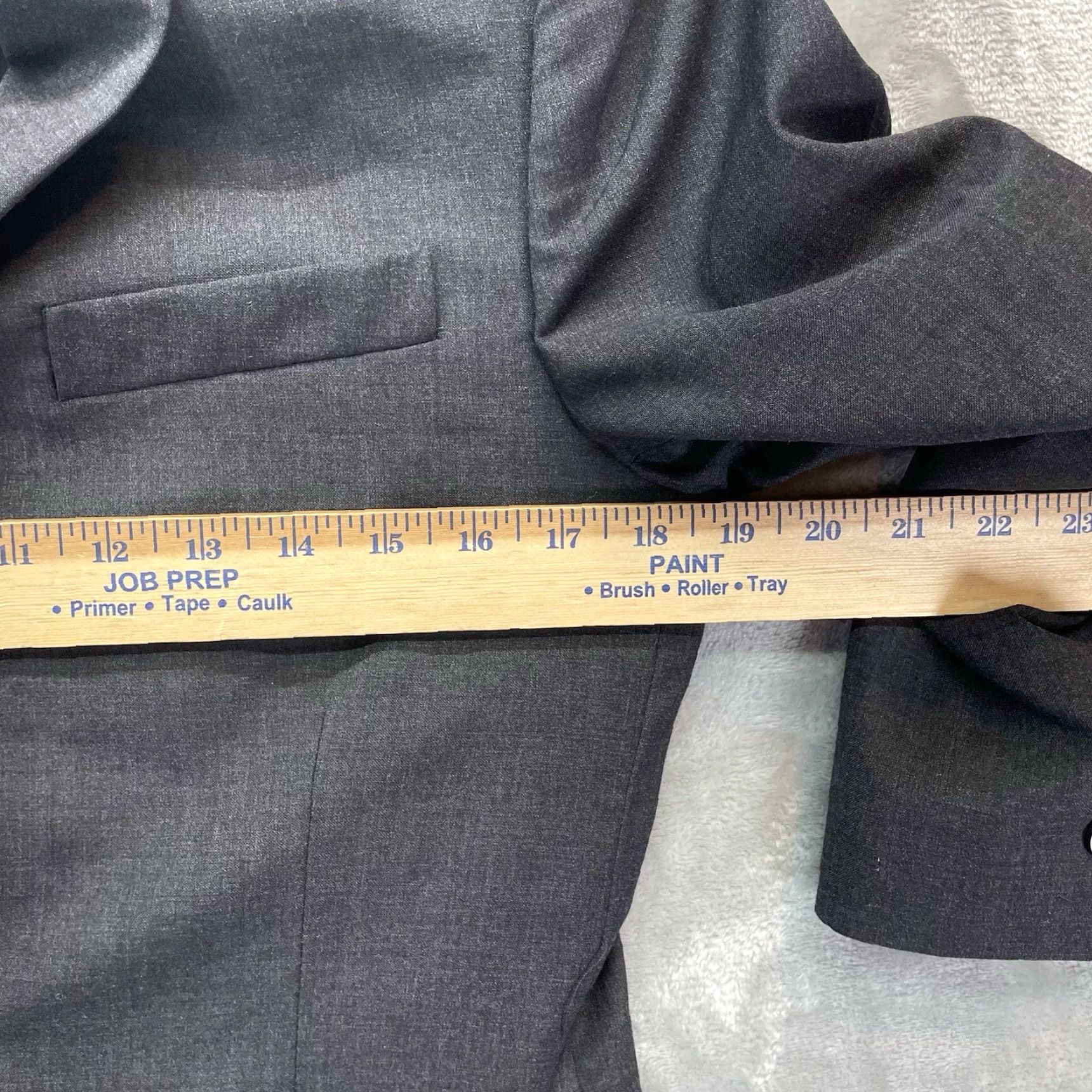 J.Crew J. Crew Blazer Men's 36S WOOL Sport Coat Casual Jacket Gray two button Size 36R - 6 Thumbnail