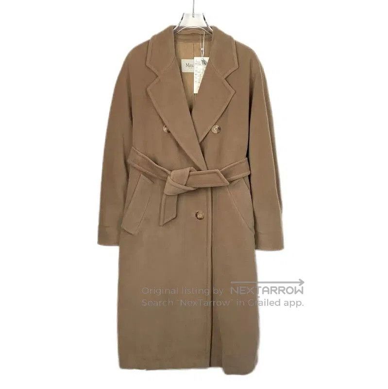 Max Mara MaxMara Brown Wool Women's Coat . Size XS / US 0-2 / IT 36-38 - 1 Thumbnail