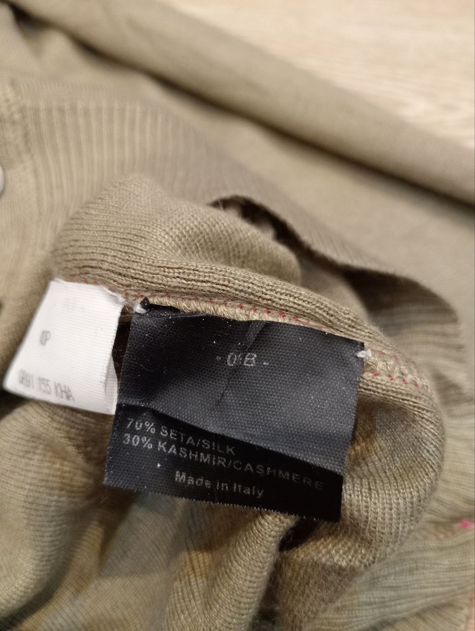 Gucci GUCCI ITALY COMBINE SILK + CASHMERE CARDIGAN - SIZE S Size S / US 4 / IT 40 - 9 Thumbnail