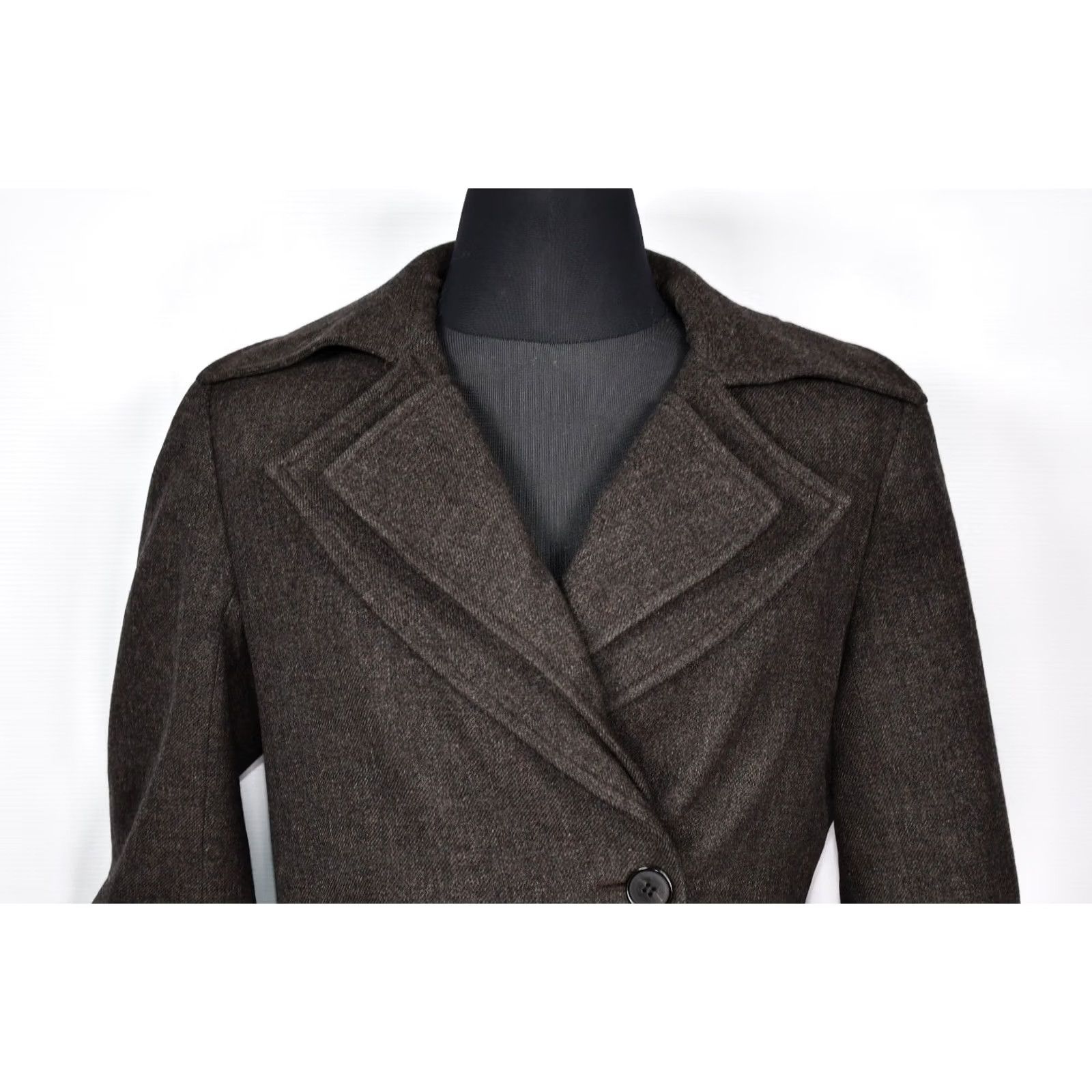 Allsaints All Saints Isabella Coat Womens Wool Brown Belted Coat UK 12 US 8 Jacket Length Mid-Length Size M / US 6-8 / IT 42-44 - 4 Thumbnail