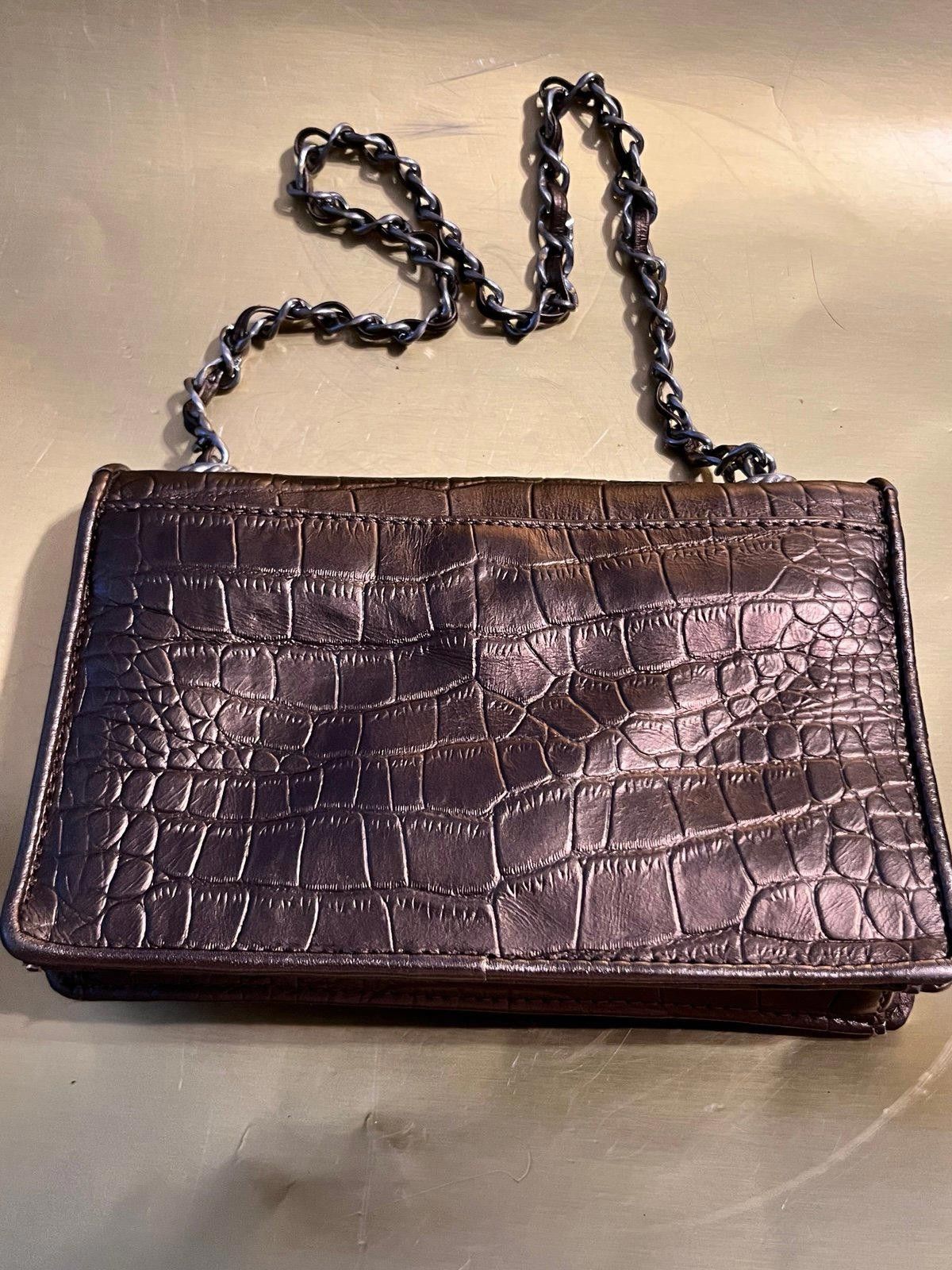 Judith Ripka Judith Ripka Croc Embossed Small Handbag Size ONE SIZE - 5 Thumbnail